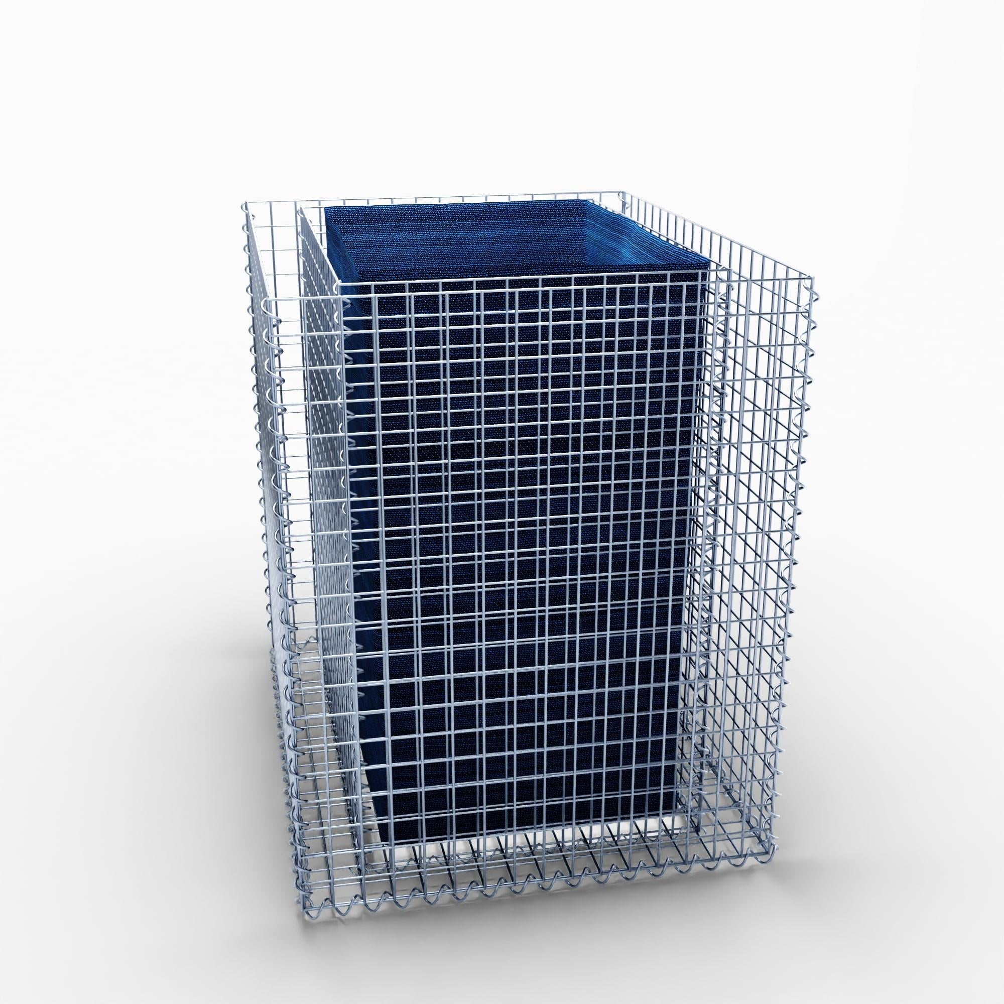 Raised bed square 100 cm x 80 cm x 100 cm (L x H x D), mesh size 5 x 5 cm, wall thickness 10 cm