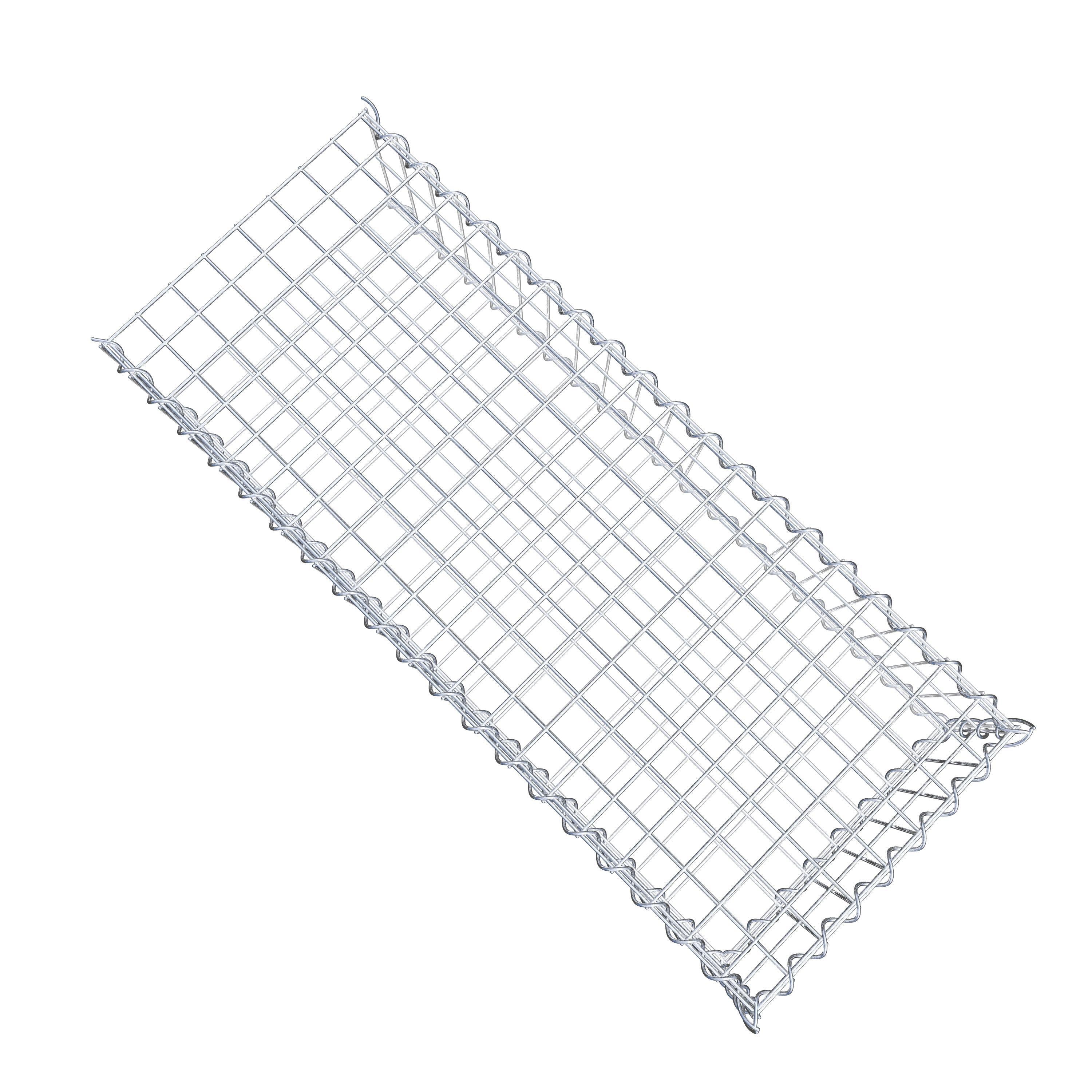 Grown-on gabion type 2 100 cm x 20 cm x 40 cm (L x H x D), mesh size 5 cm x 10 cm, spiral