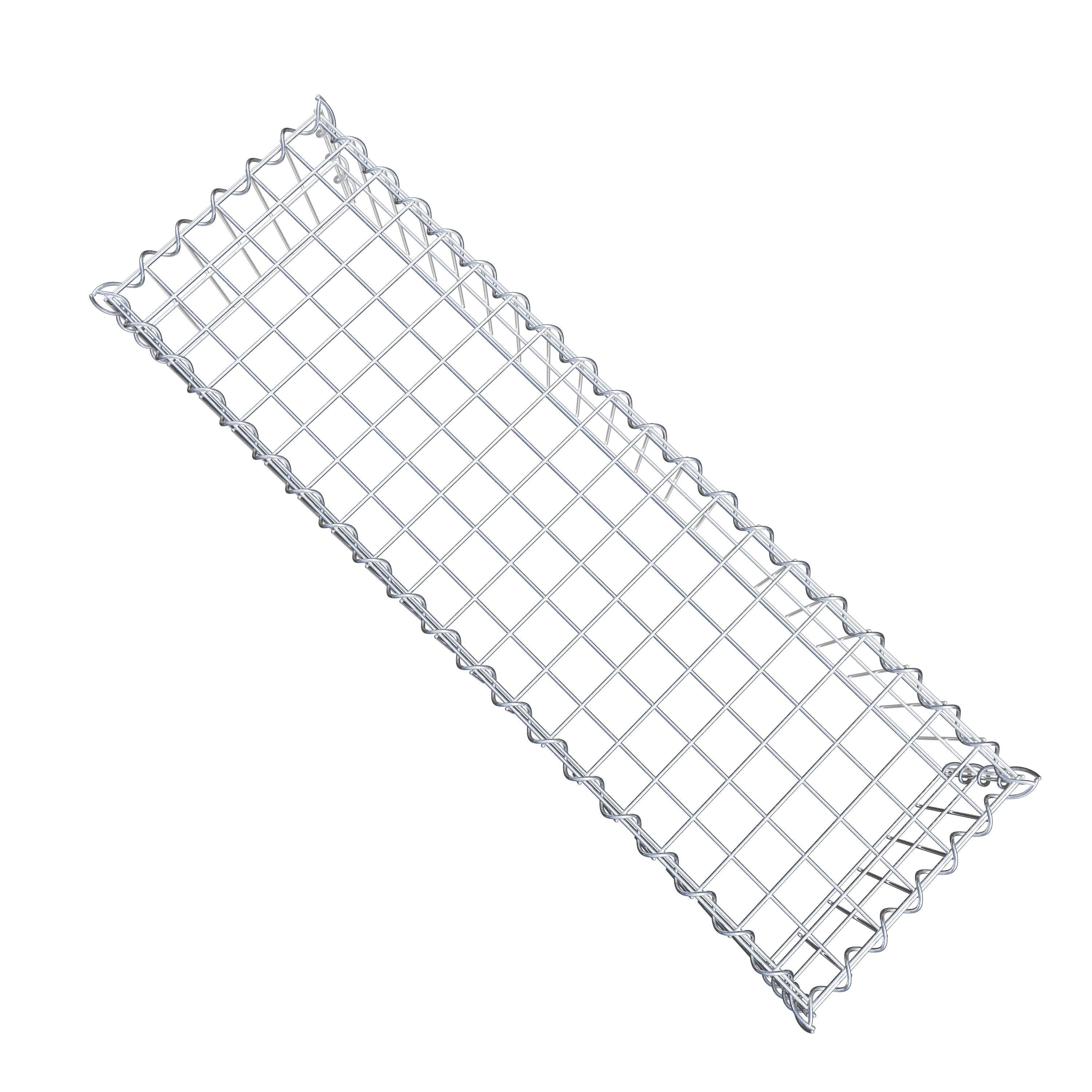 Grown-on gabion type 3 100 cm x 20 cm x 30 cm (L x H x D), mesh size 5 cm x 10 cm, spiral