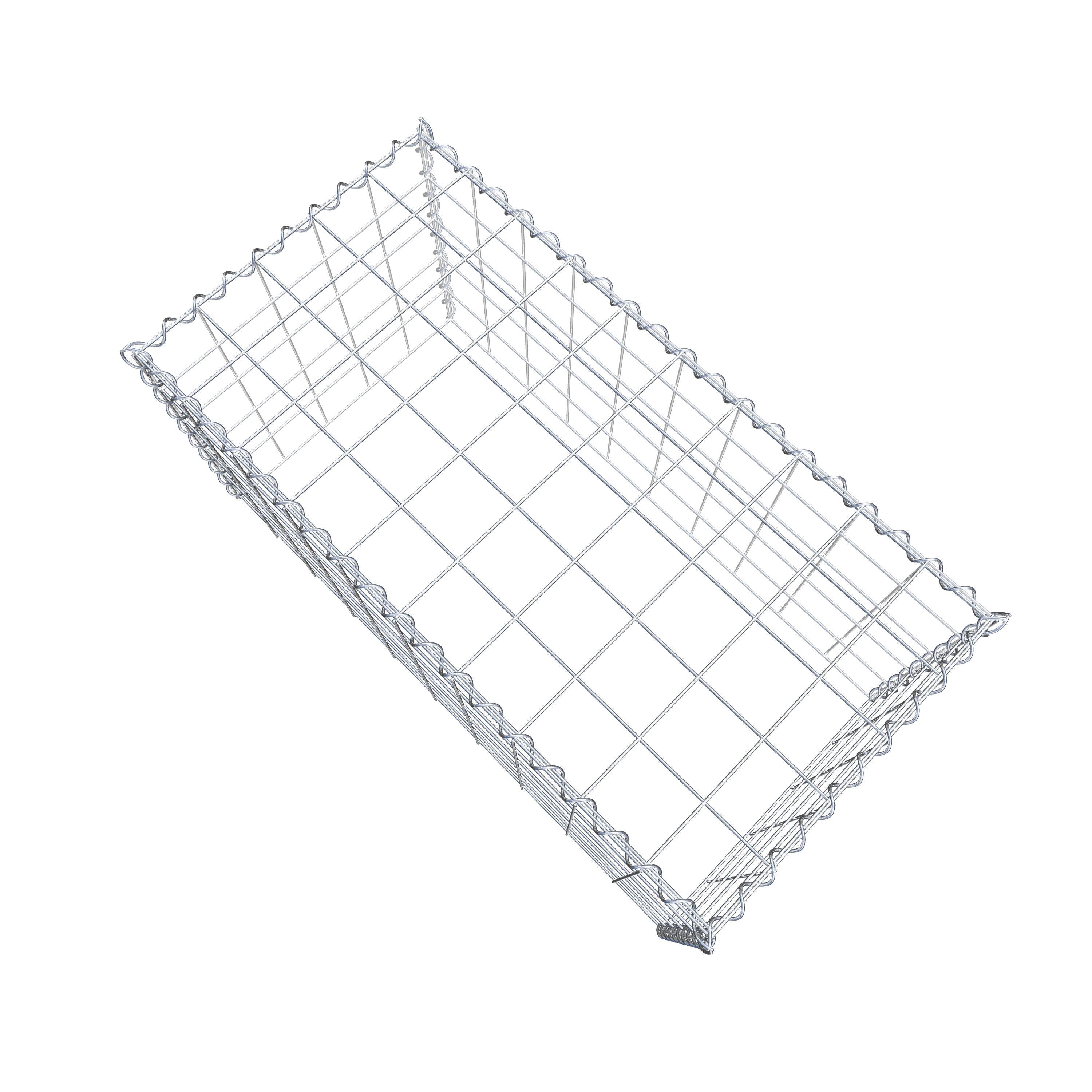 Grown-on gabion type 3 100 cm x 50 cm x 50 cm (L x H x D), mesh size 10 cm x 10 cm, spiral