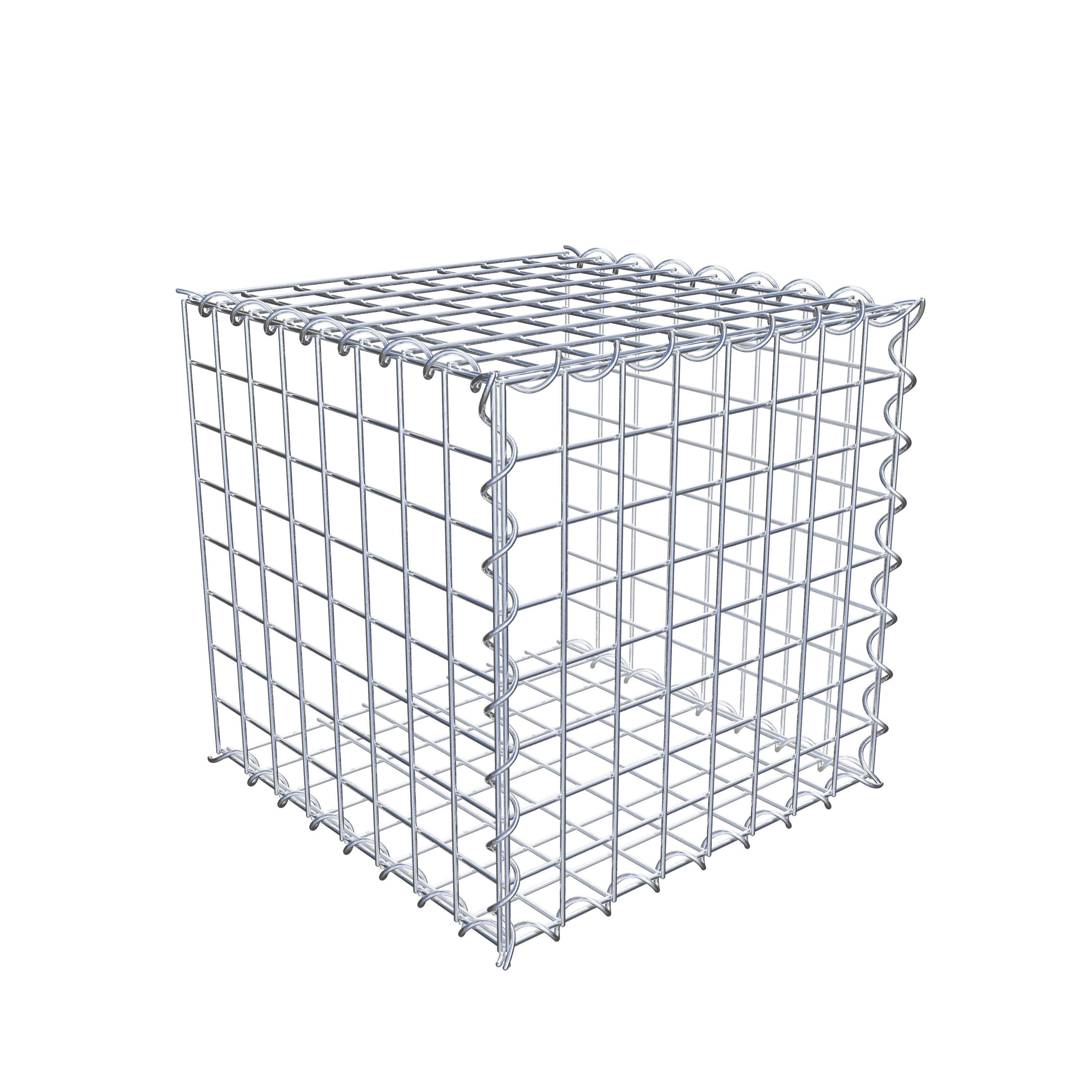 Grown-on gabion type 2 40 cm x 40 cm x 40 cm (L x H x D), mesh size 5 cm x 5 cm, spiral