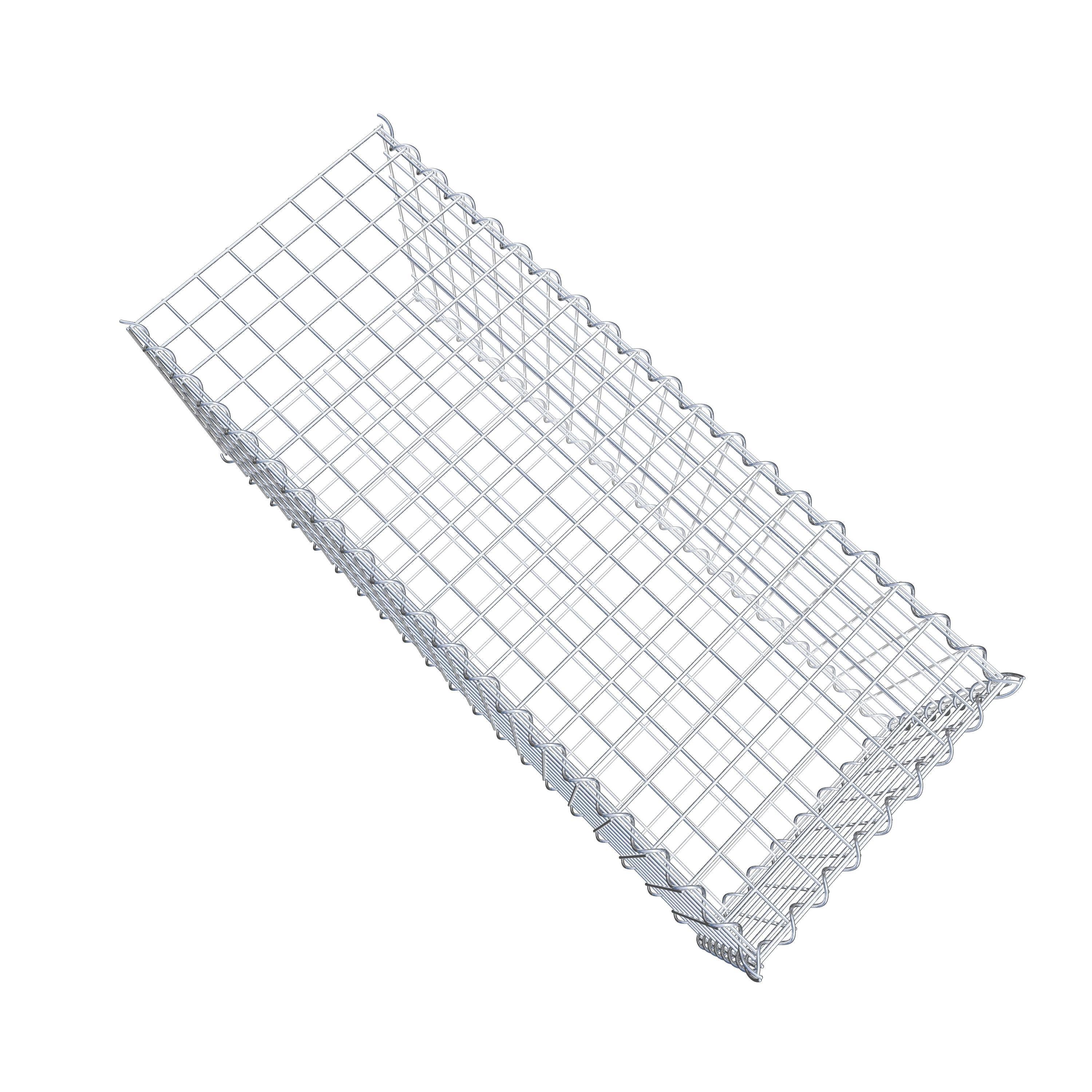 Grown-on gabion type 2 100 cm x 40 cm x 40 cm (L x H x D), mesh size 5 cm x 5 cm, spiral