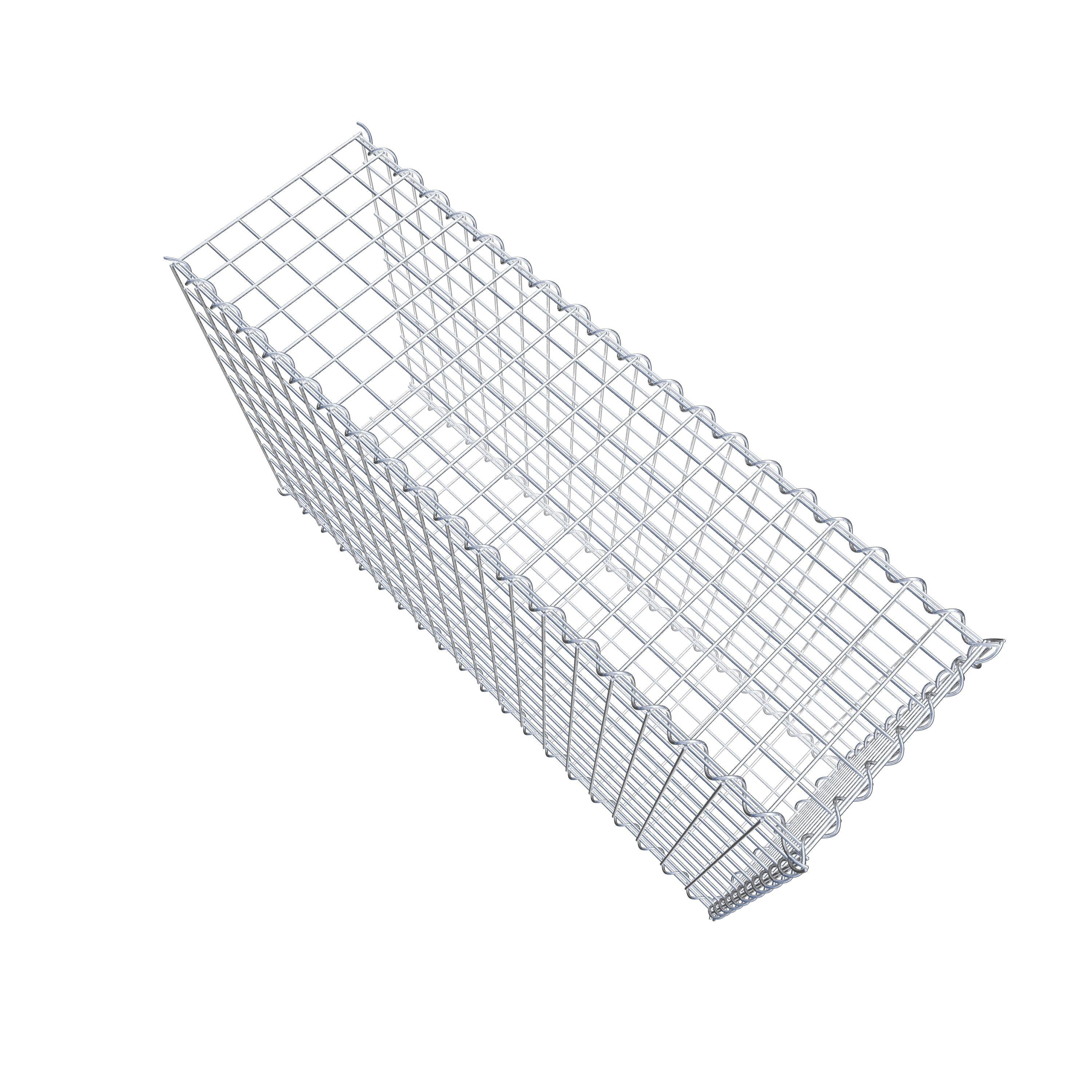 Grown-on gabion type 2 100 cm x 60 cm x 30 cm (L x H x D), mesh size 5 cm x 5 cm, spiral