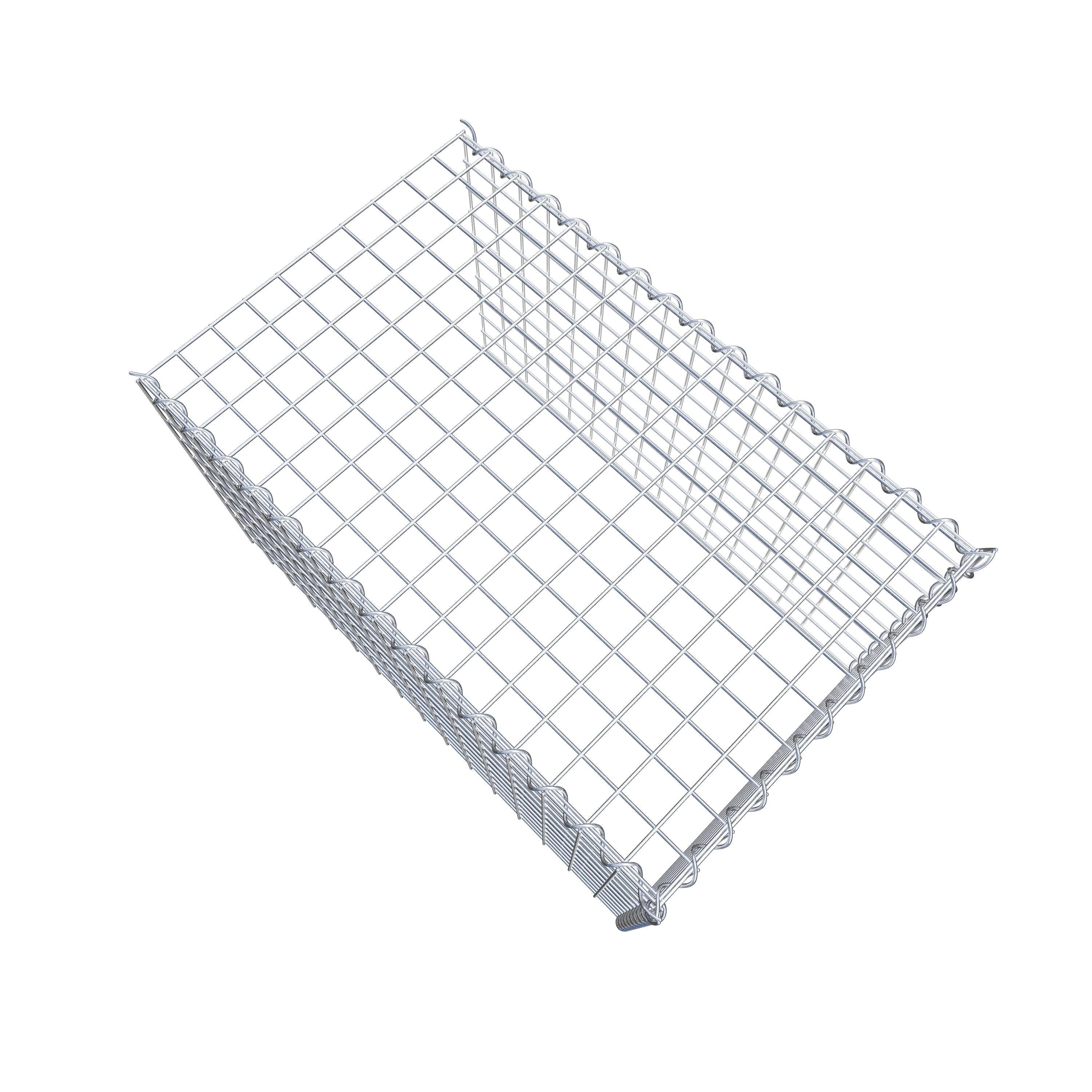 Grown-on gabion type 4 80 cm x 50 cm x 50 cm (L x H x D), mesh size 5 cm x 5 cm, spiral