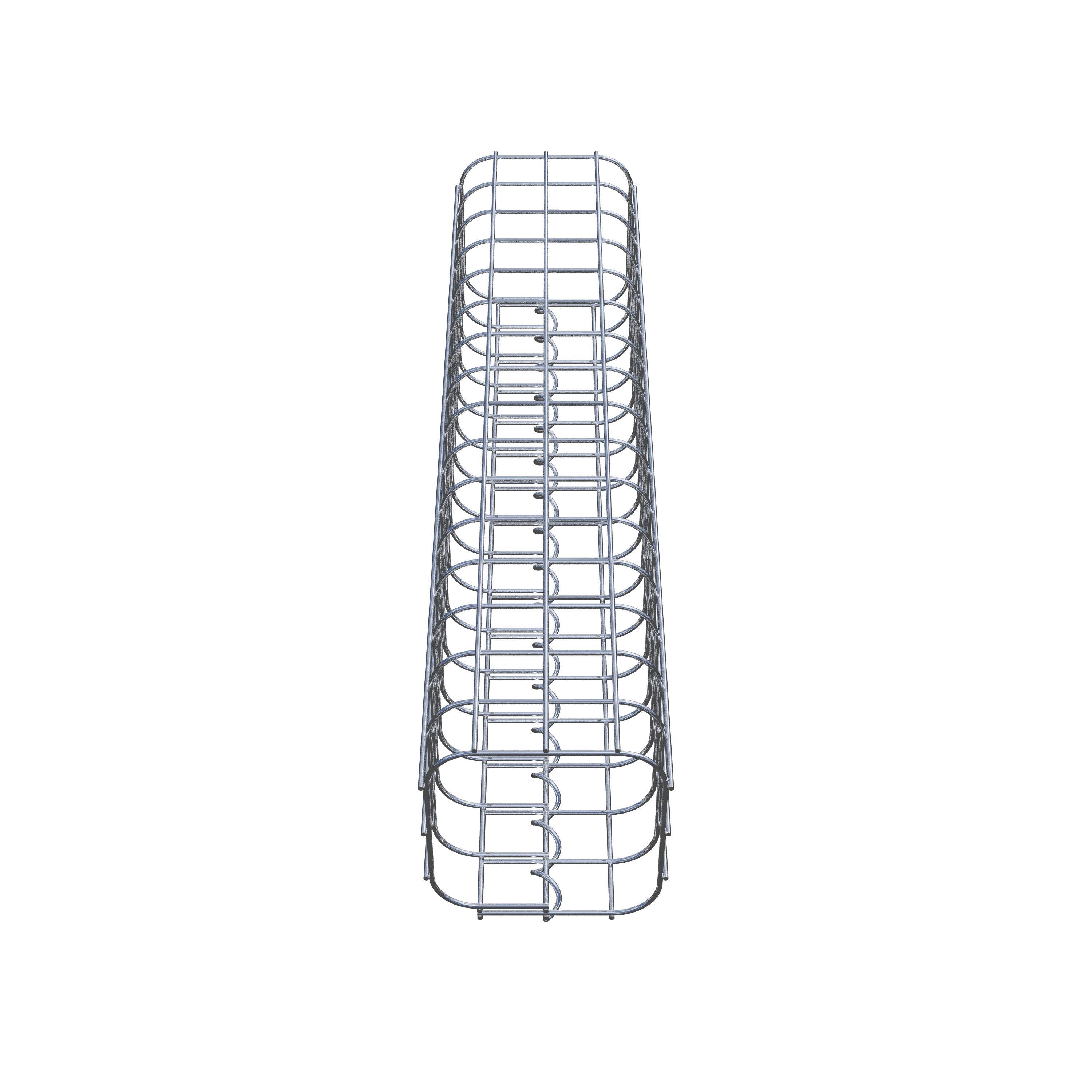 Gabion column square 17 cm x 17 cm, 80 cm height, MW 5 cm x 5 cm