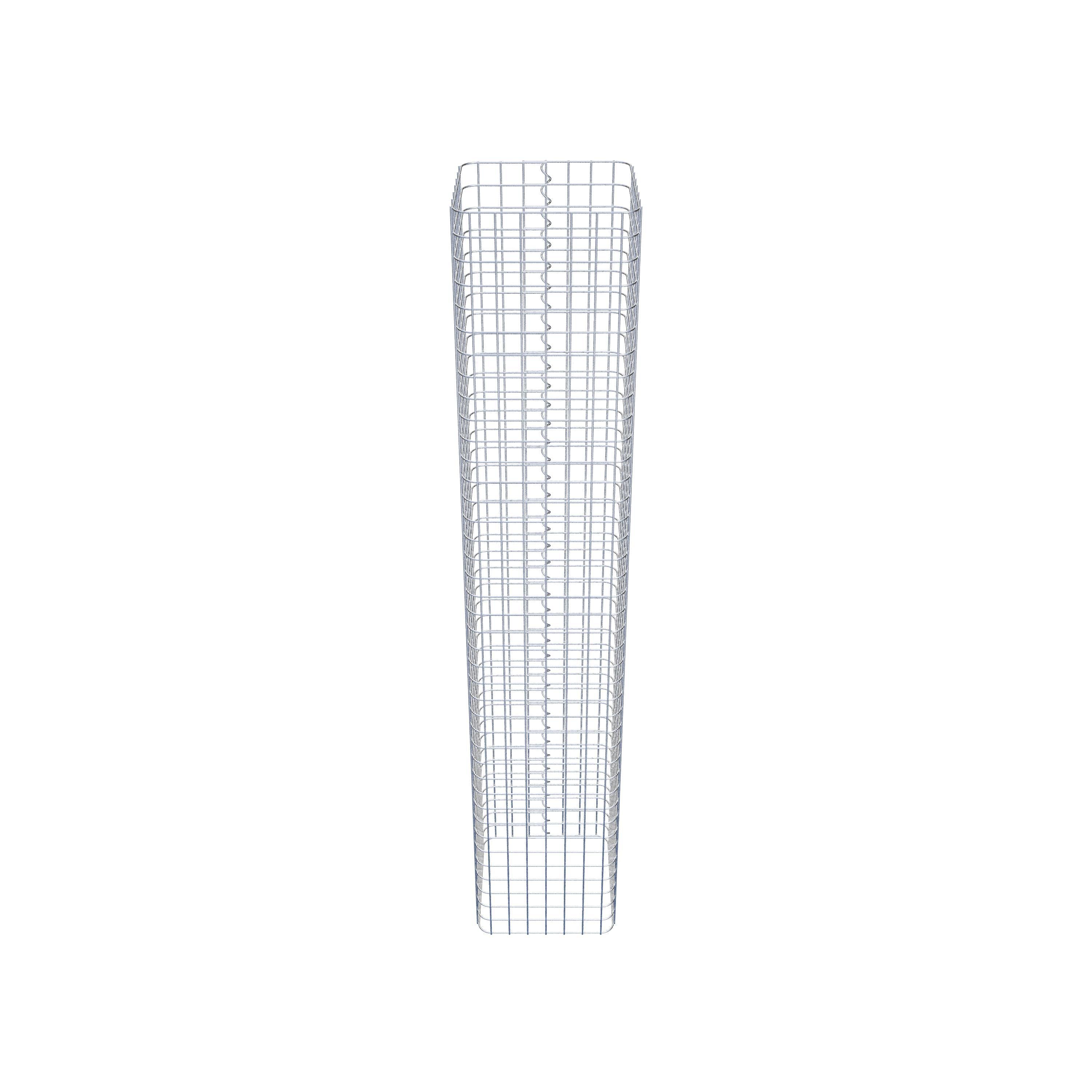 Gabion column square 37 cm x 37 cm, 200 cm high, MW 5 cm x 5 cm