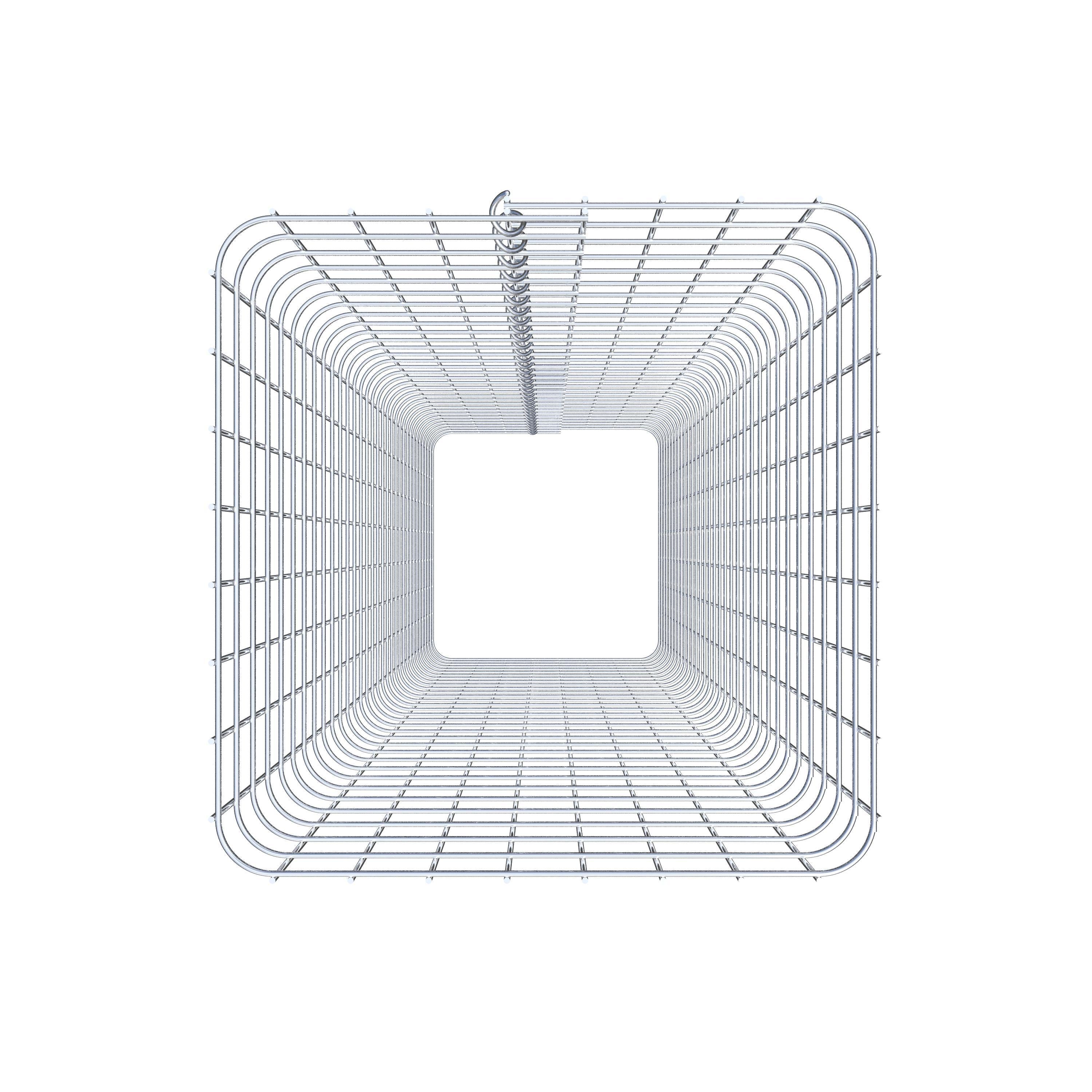 Gabionsøjle firkantet 42 cm x 42 cm, 160 cm højde, MW 5 cm x 5 cm