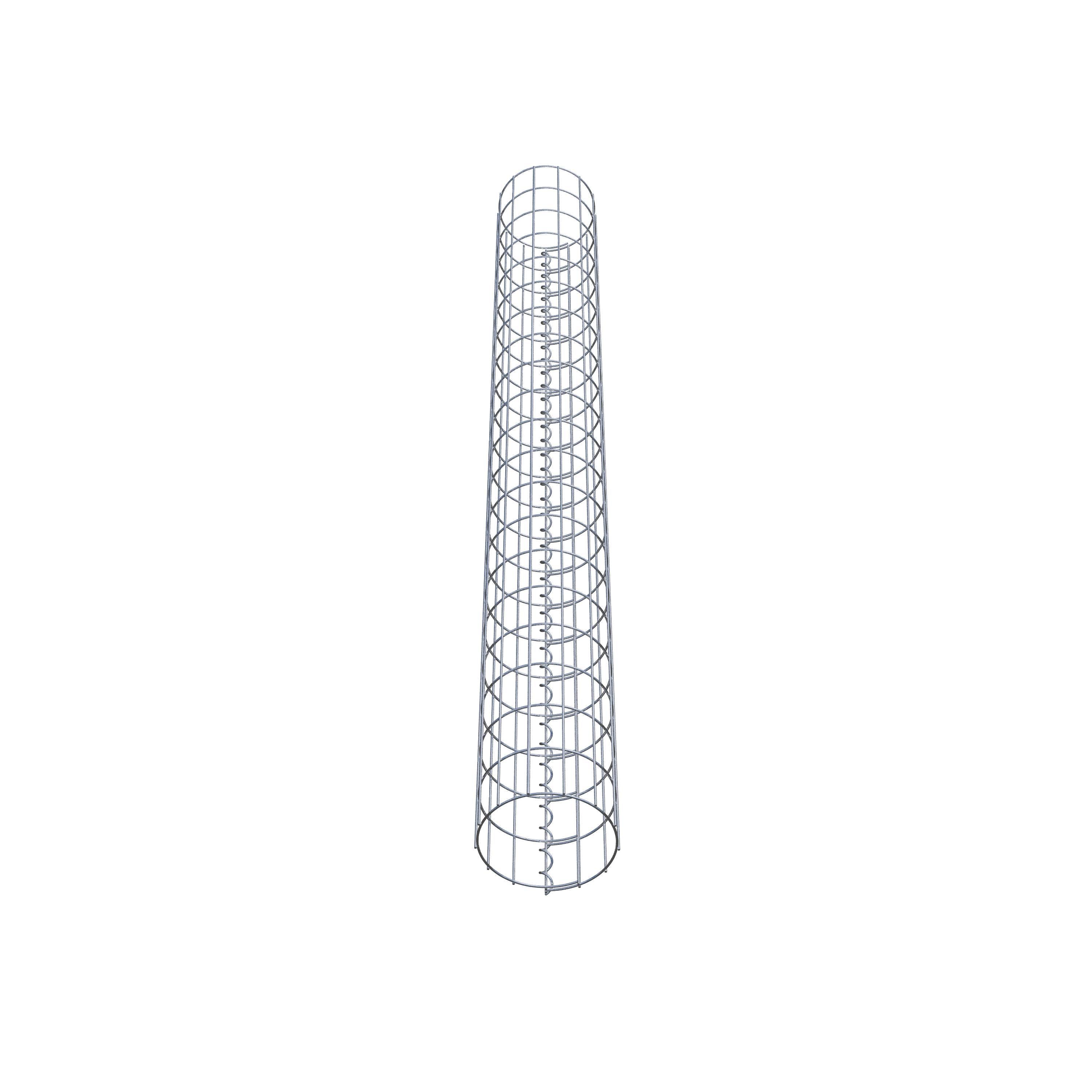 Gabionsøjle diameter 22 cm, MW 5 x 10 cm rund