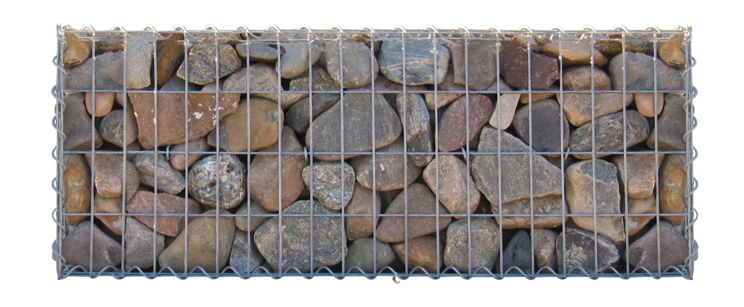 Gabion 100 cm x 40 cm x 30 cm (L x H x D), mesh size 5 cm x 10 cm, spiral