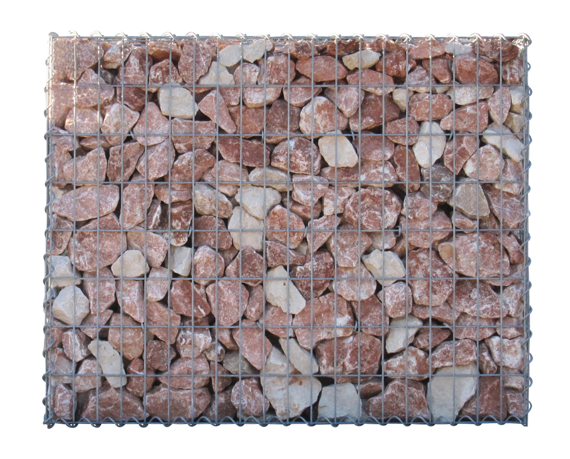 Gabion 100 cm x 80 cm x 30 cm (L x H x D), mesh size 5 cm x 10 cm, spiral