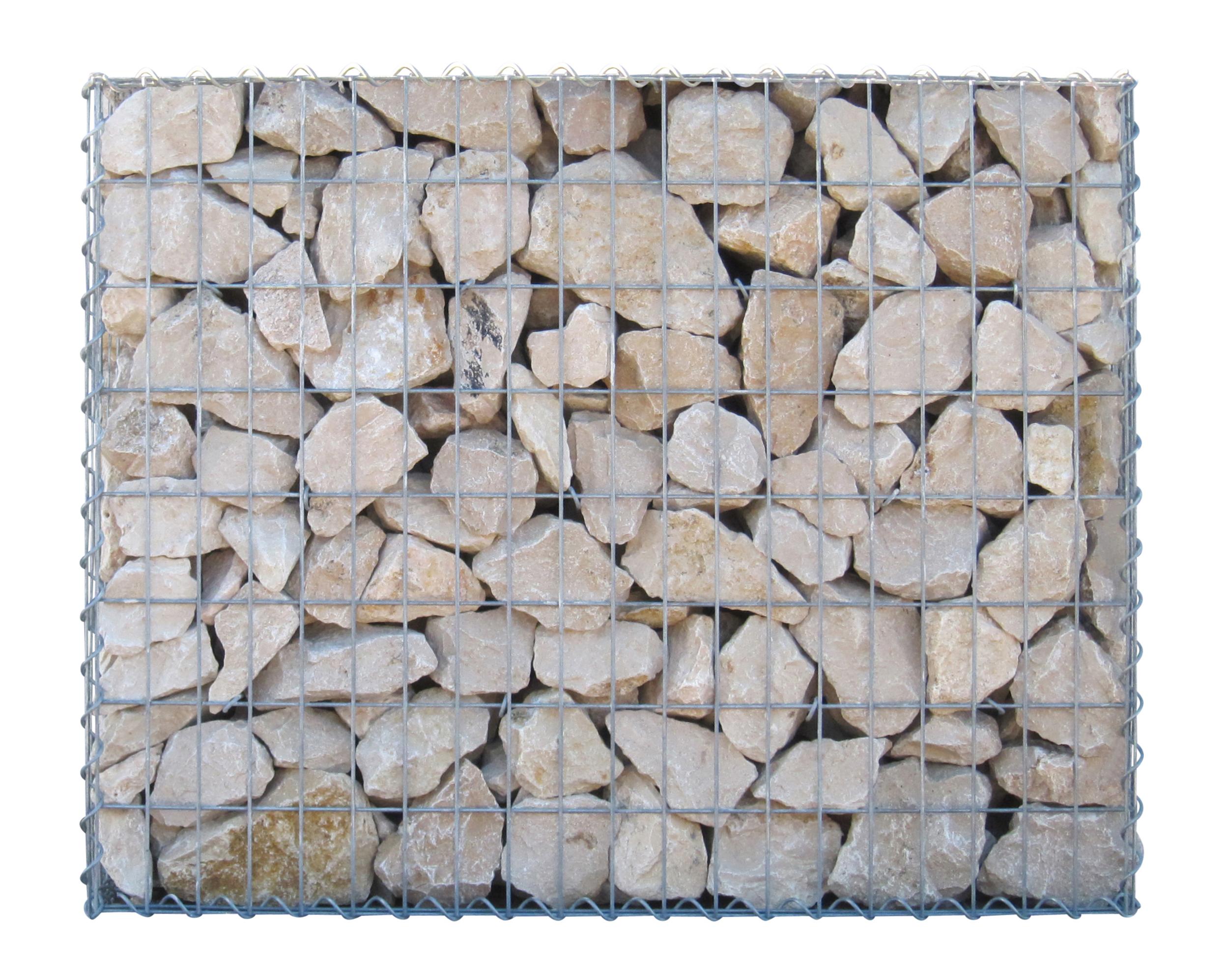 Gabion 100 cm x 80 cm x 30 cm (L x H x D), maskestørrelse 5 cm x 10 cm, spiral