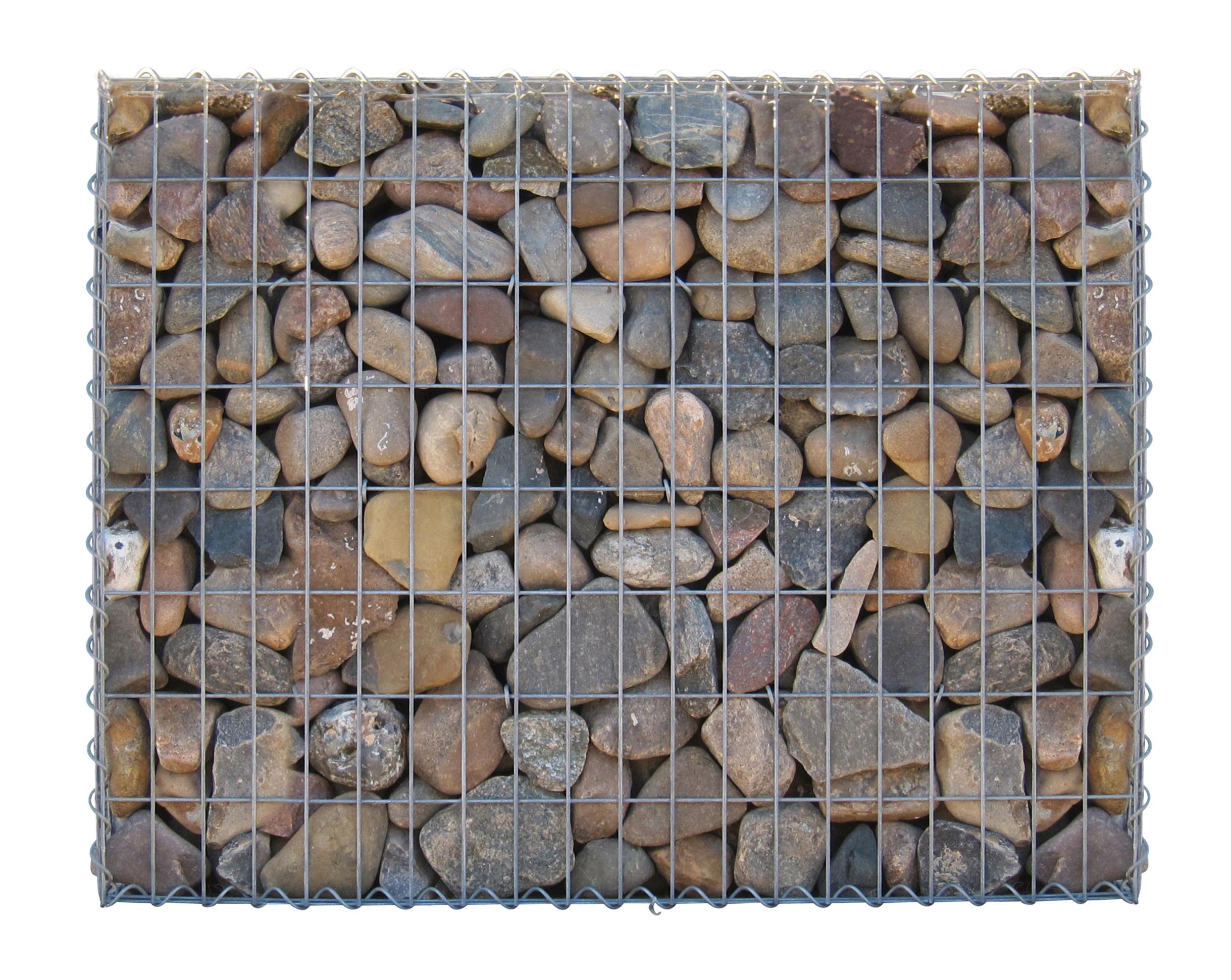 Gabion 100 cm x 80 cm x 30 cm (L x H x D), maskestørrelse 5 cm x 10 cm, spiral