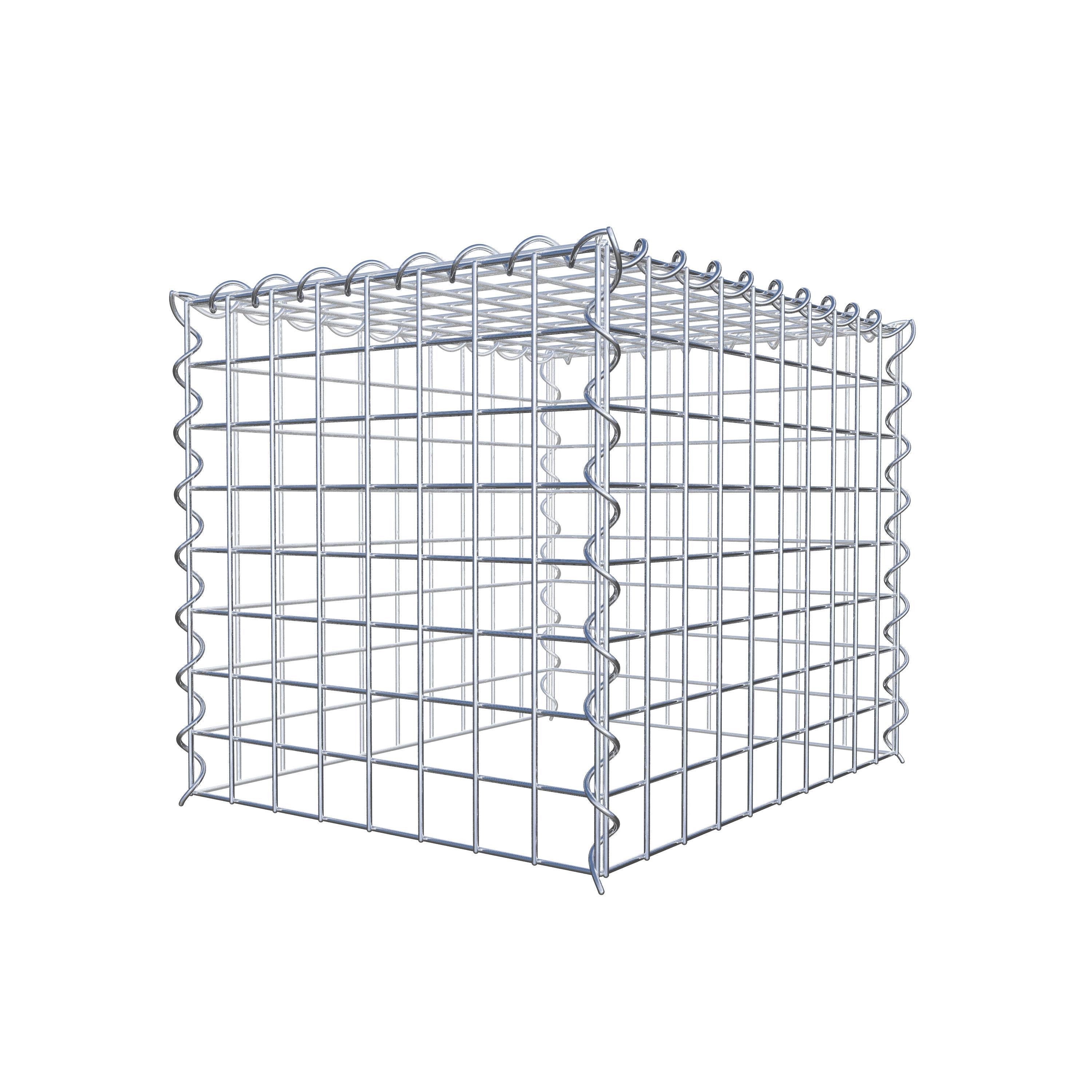 Anbaugabione Typ 3 50 cm x 40 cm x 40 cm (L x H x T), Maschenweite 5 cm x 5 cm, Spirale