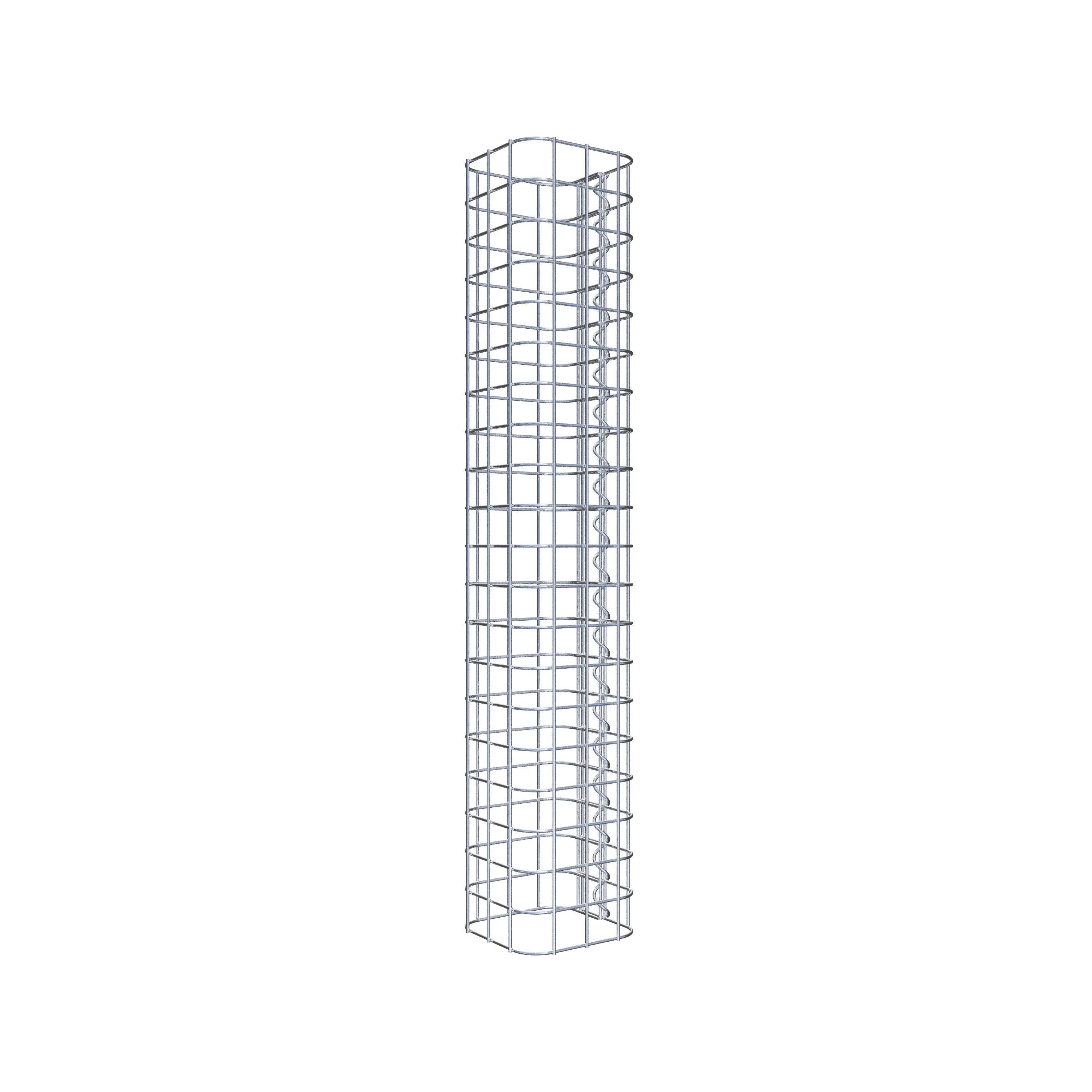 Gabion column 17 x 17 cm, MW 5 x 5 cm square