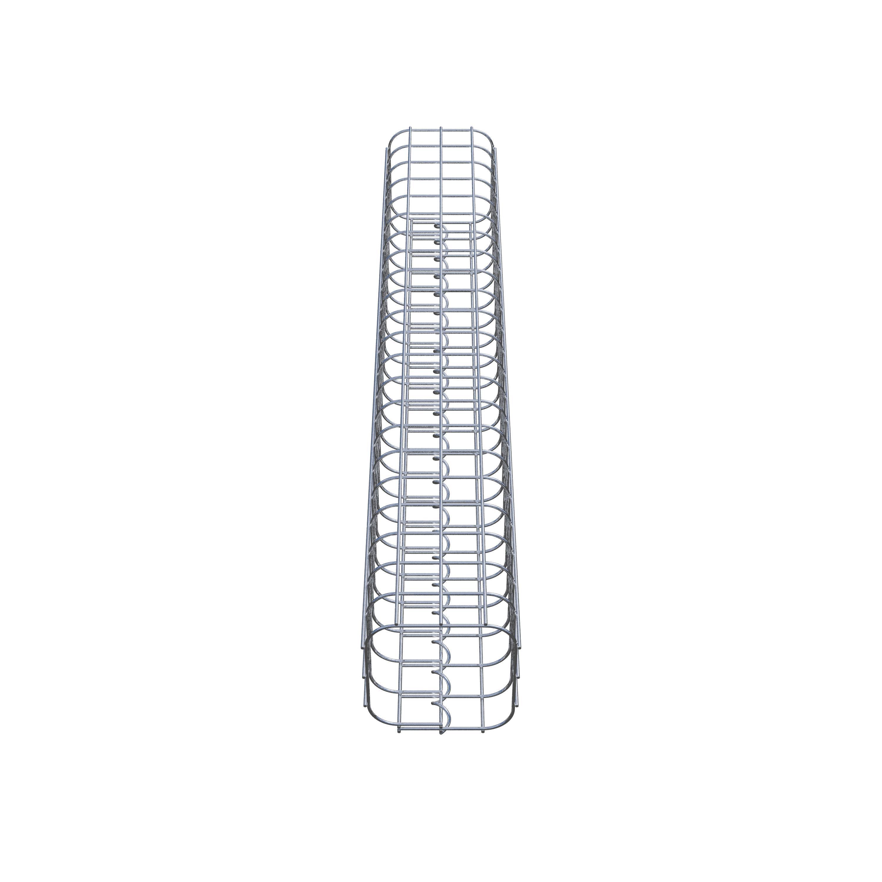 Gabion column 17 x 17 cm, MW 5 x 5 cm square