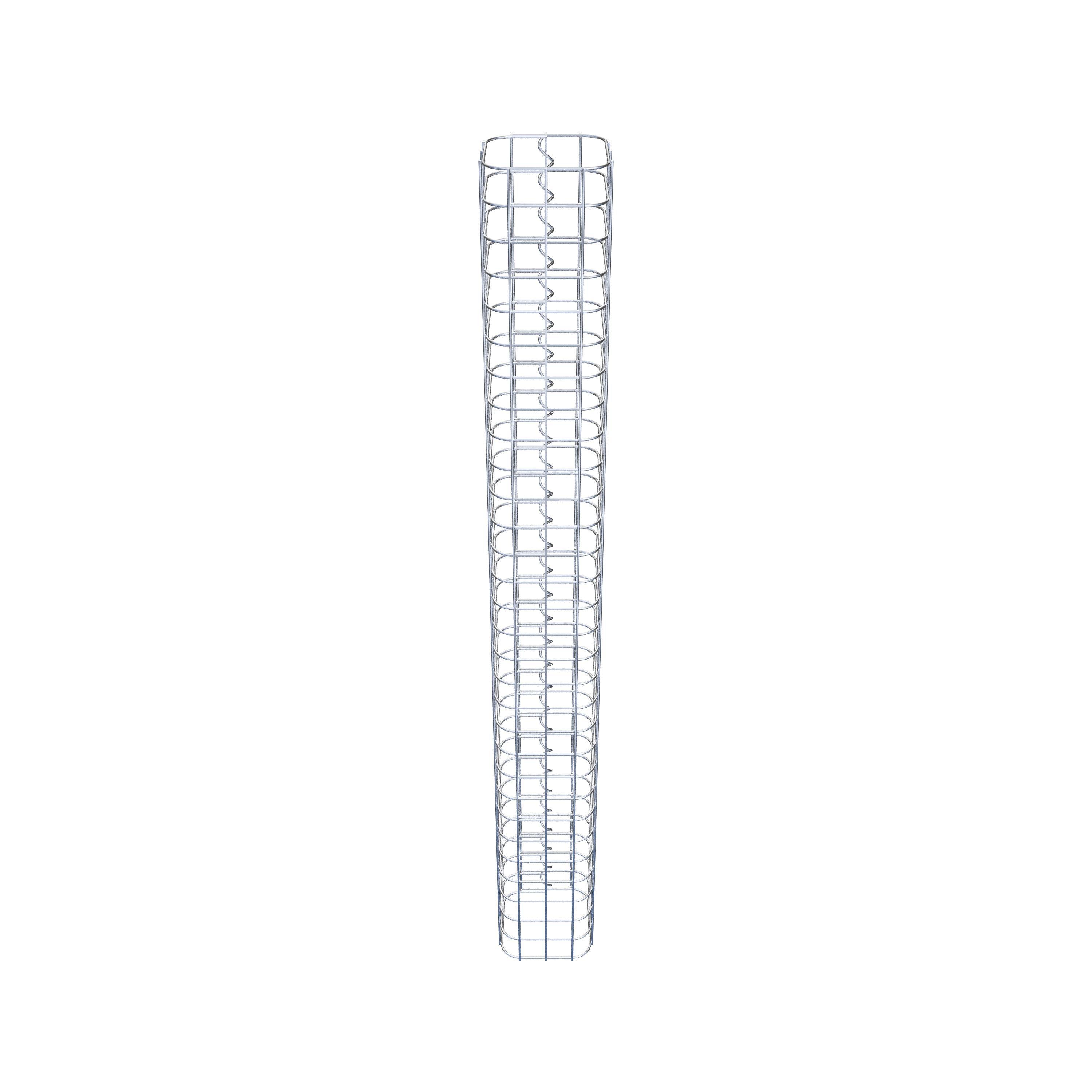 Gabion column 17 x 17 cm, MW 5 x 5 cm square