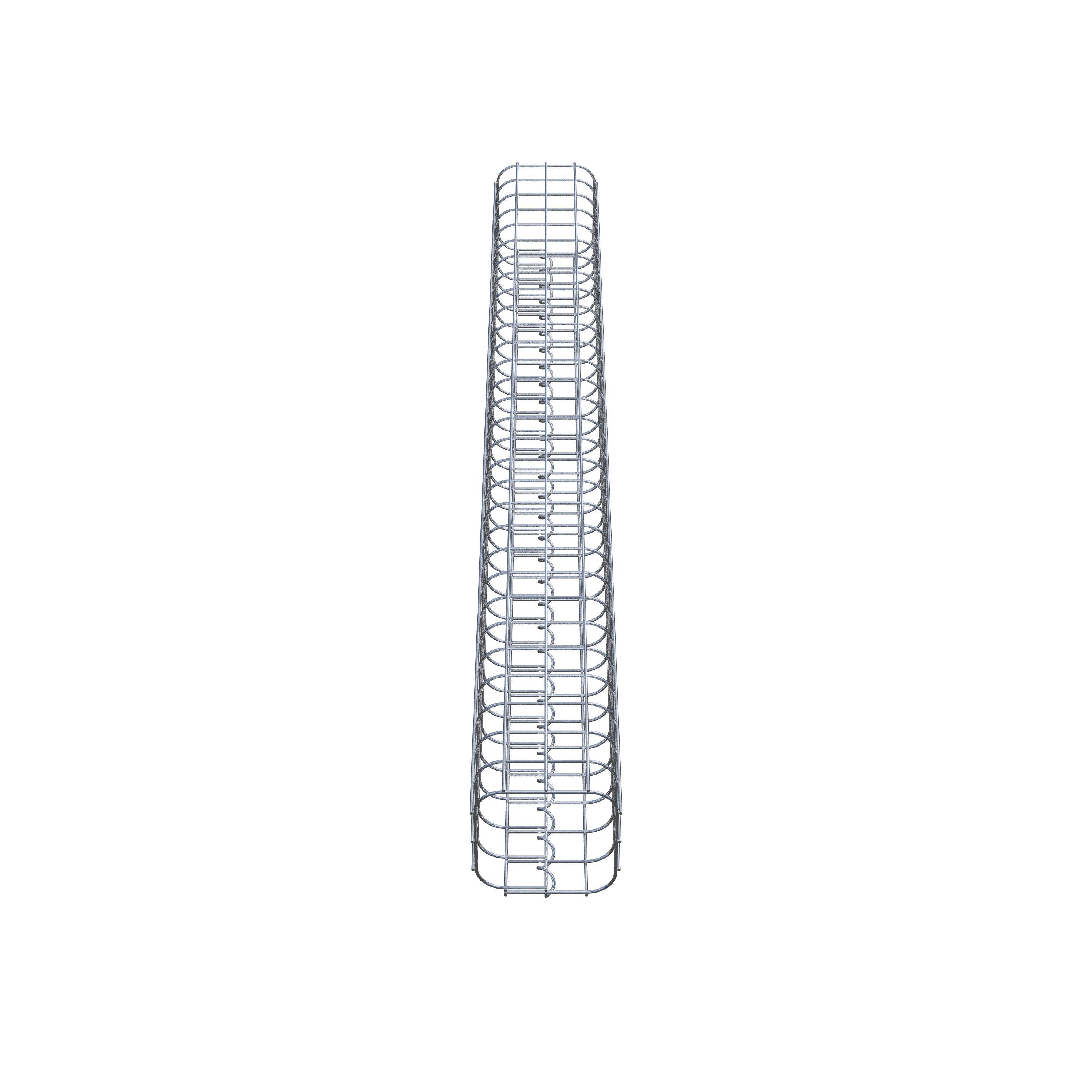 Gabion column 17 x 17 cm, MW 5 x 5 cm square