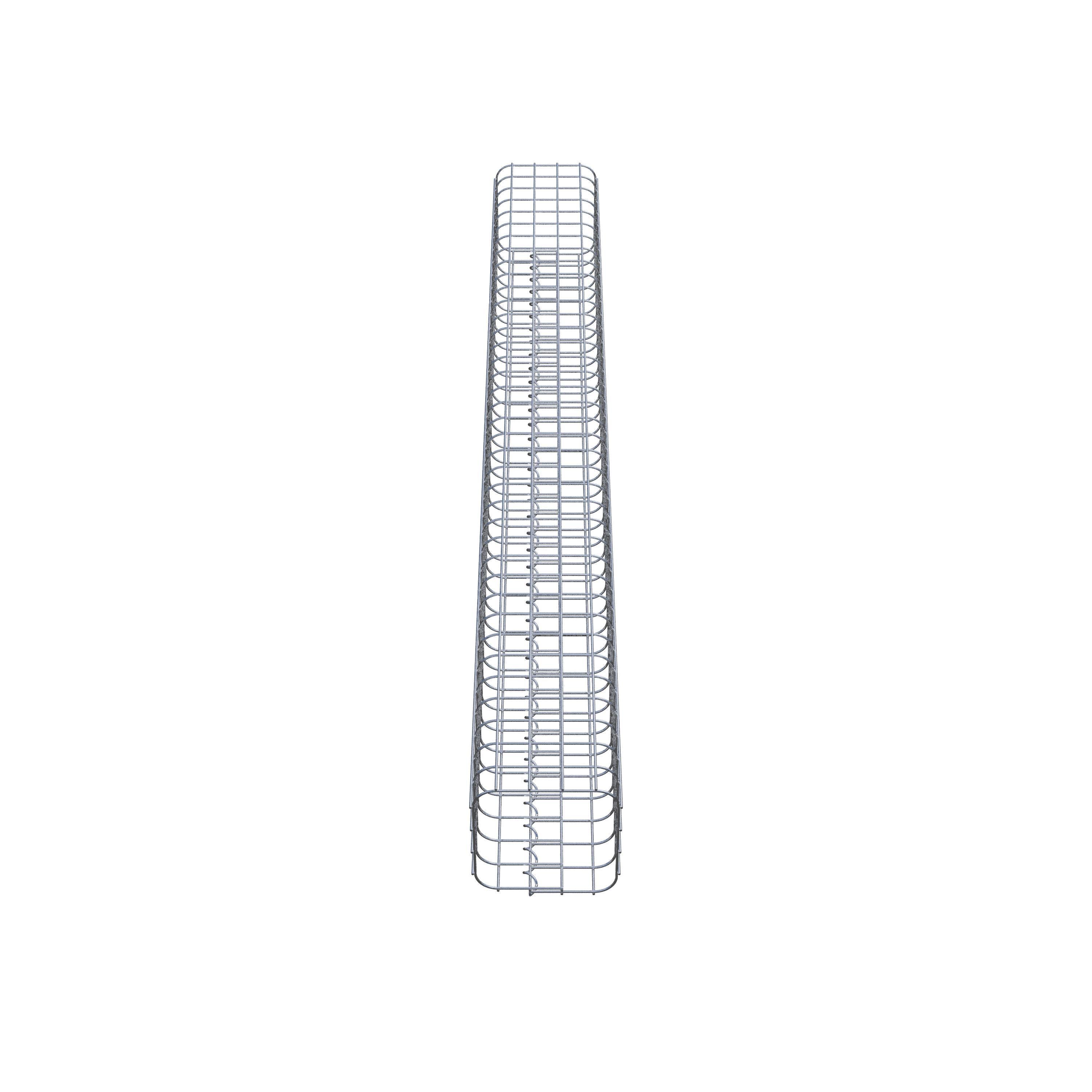 Gabion column 22 x 22 cm MW 5 x 5 cm square