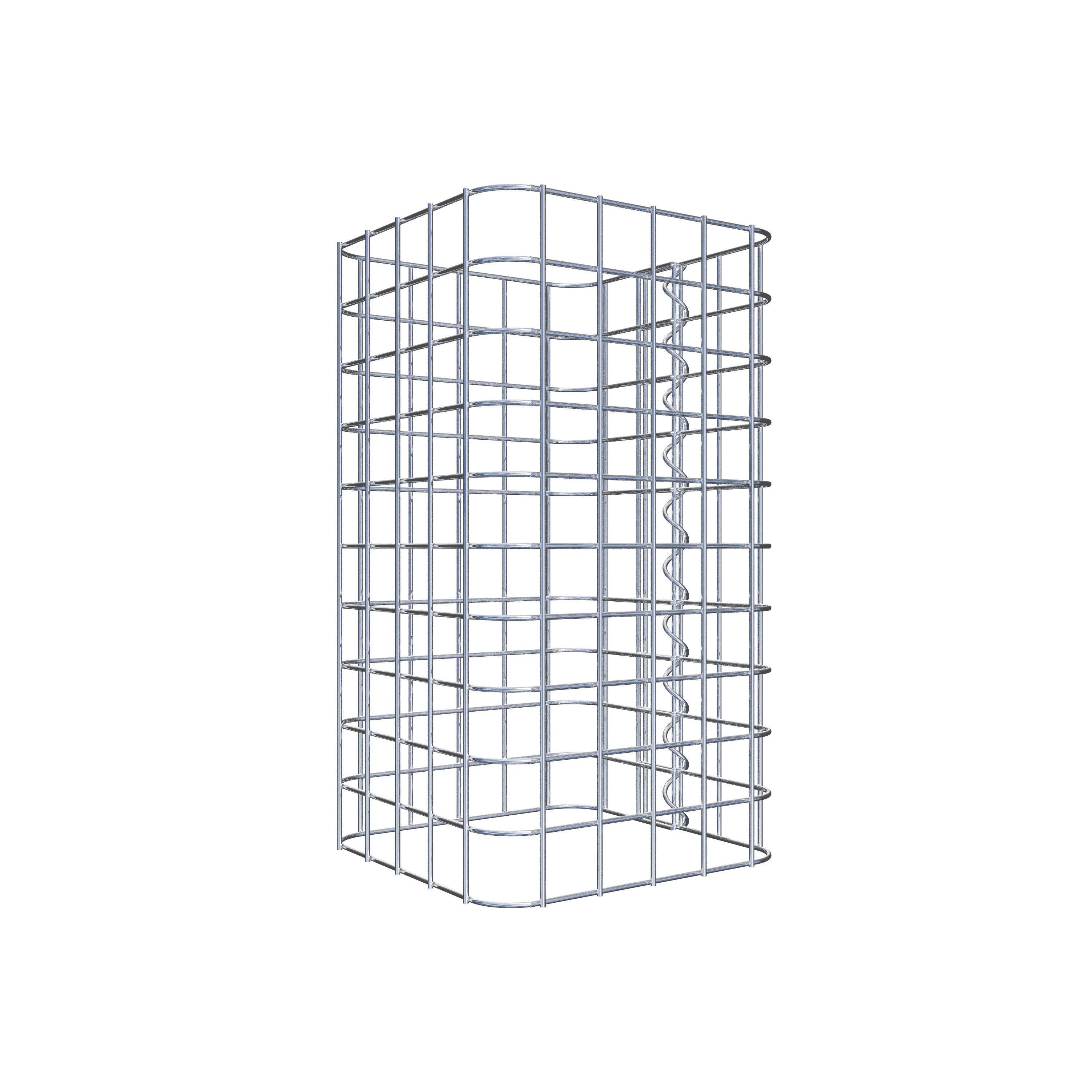 Gabion column 27 x 27 cm MW 5 x 5 cm square