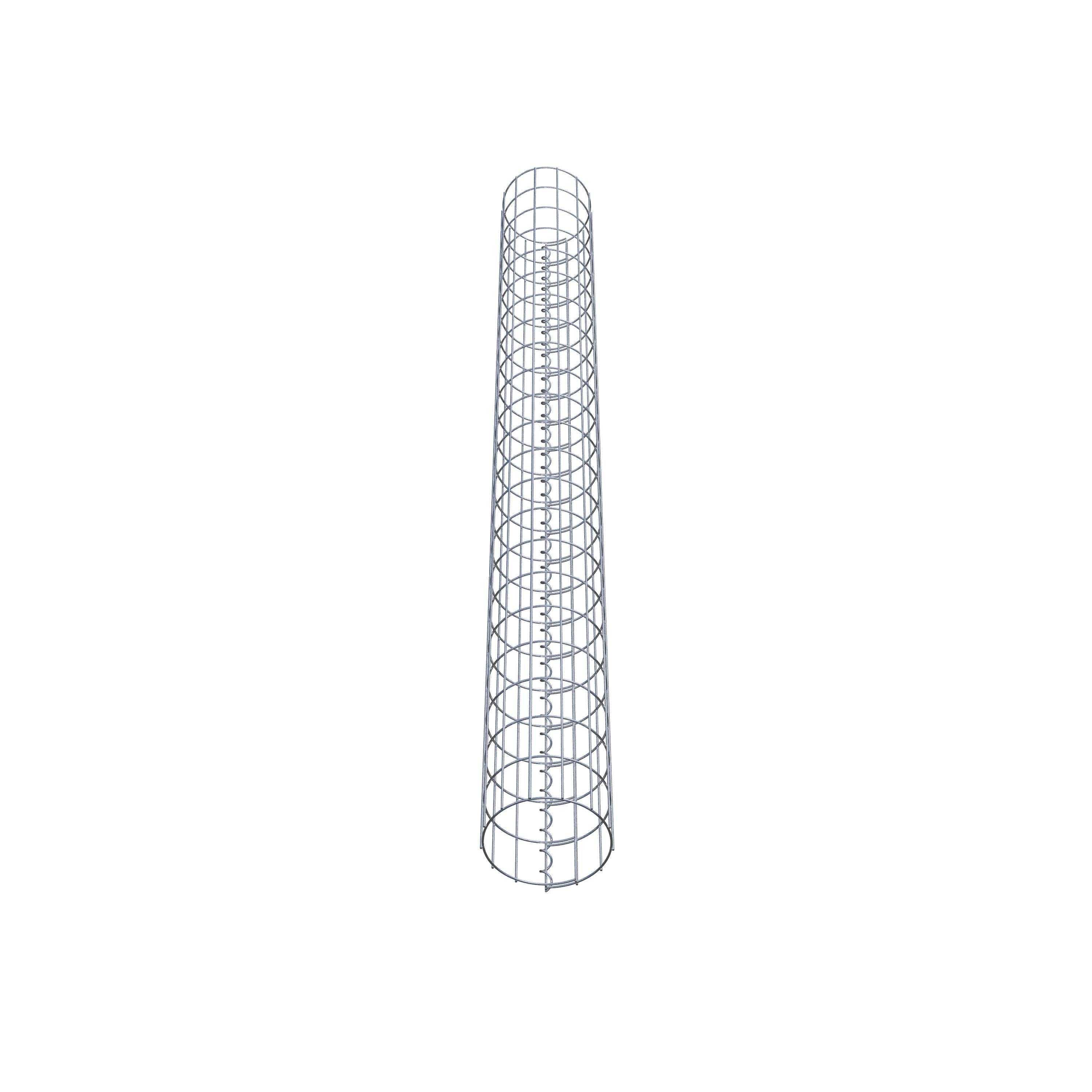 Gabionsøjle diameter 22 cm, MW 5 x 10 cm rund