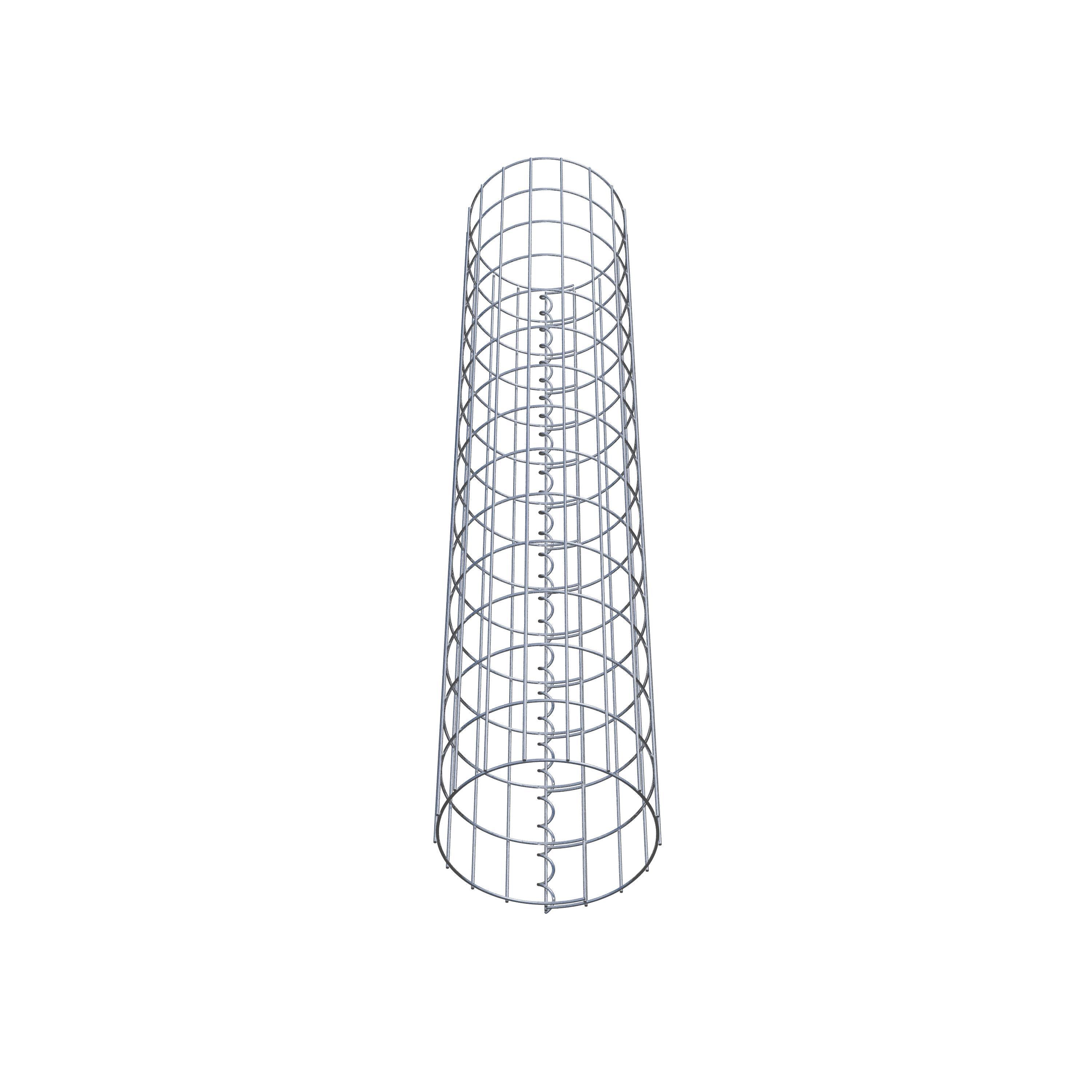 Gabionensäule Durchmesser 27 cm, MW 5 x 10 cm rund