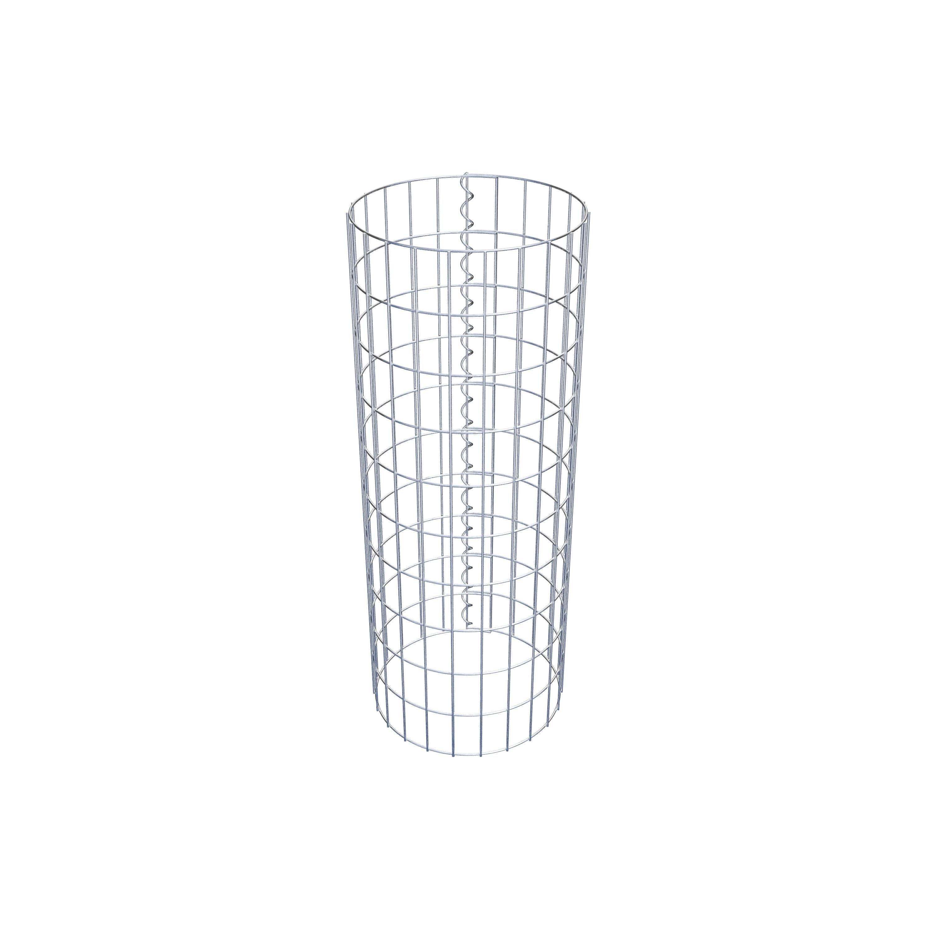 Gabionsøjle diameter 37 cm, MW 5 x 10 cm rund