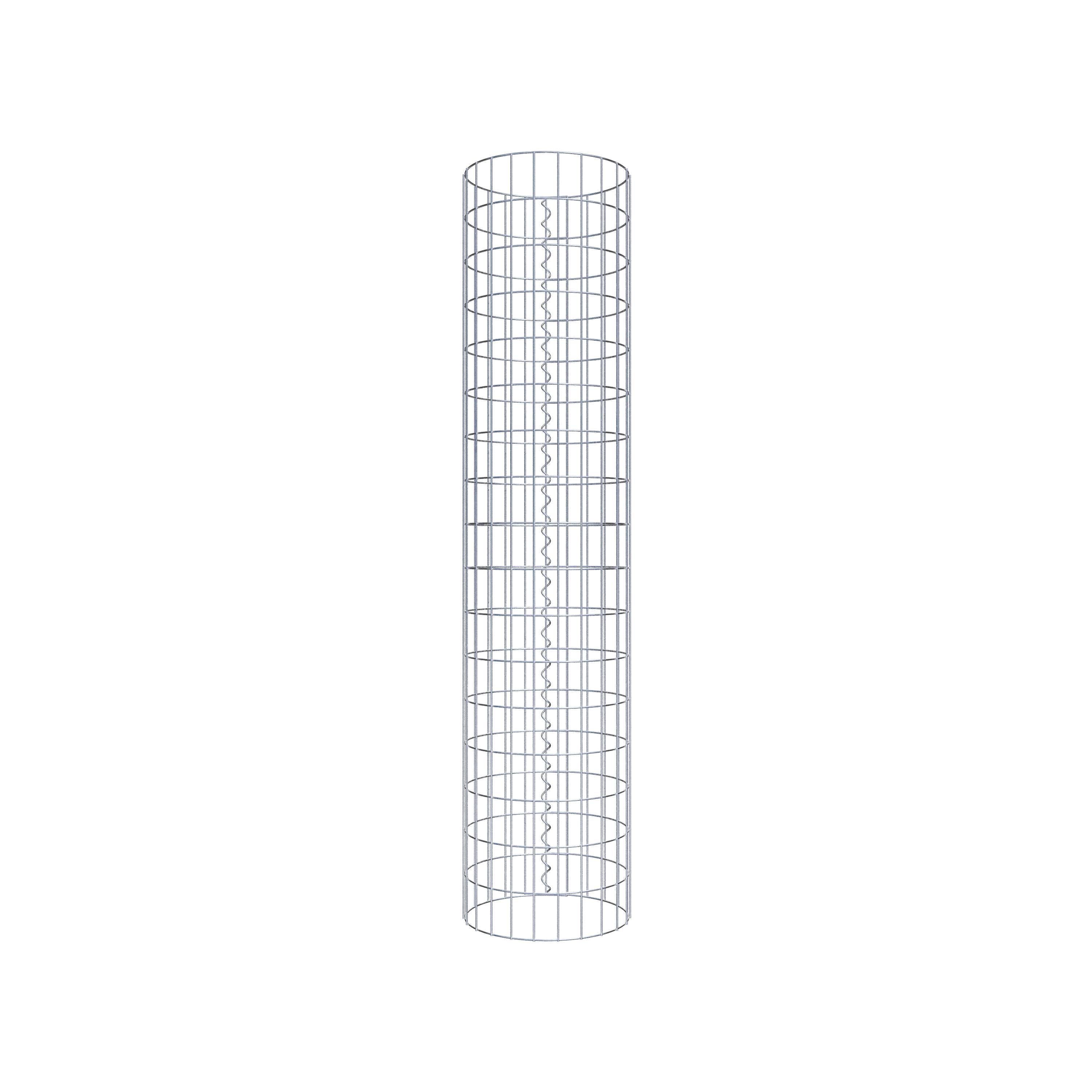 Gabionensäule Durchmesser 37 cm, MW 5 x 10 cm rund