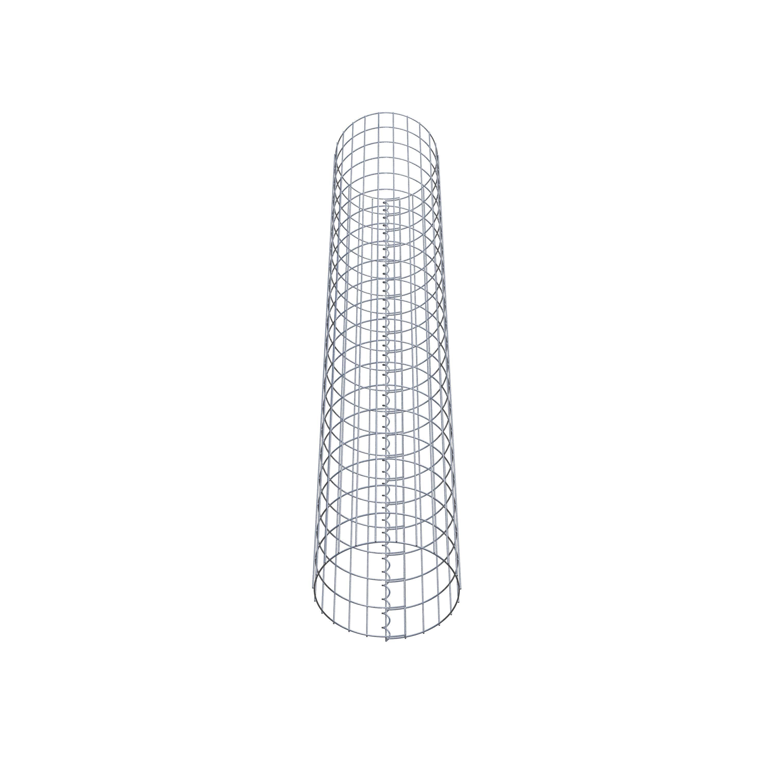 Gabionensäule Durchmesser 37 cm, MW 5 x 10 cm rund