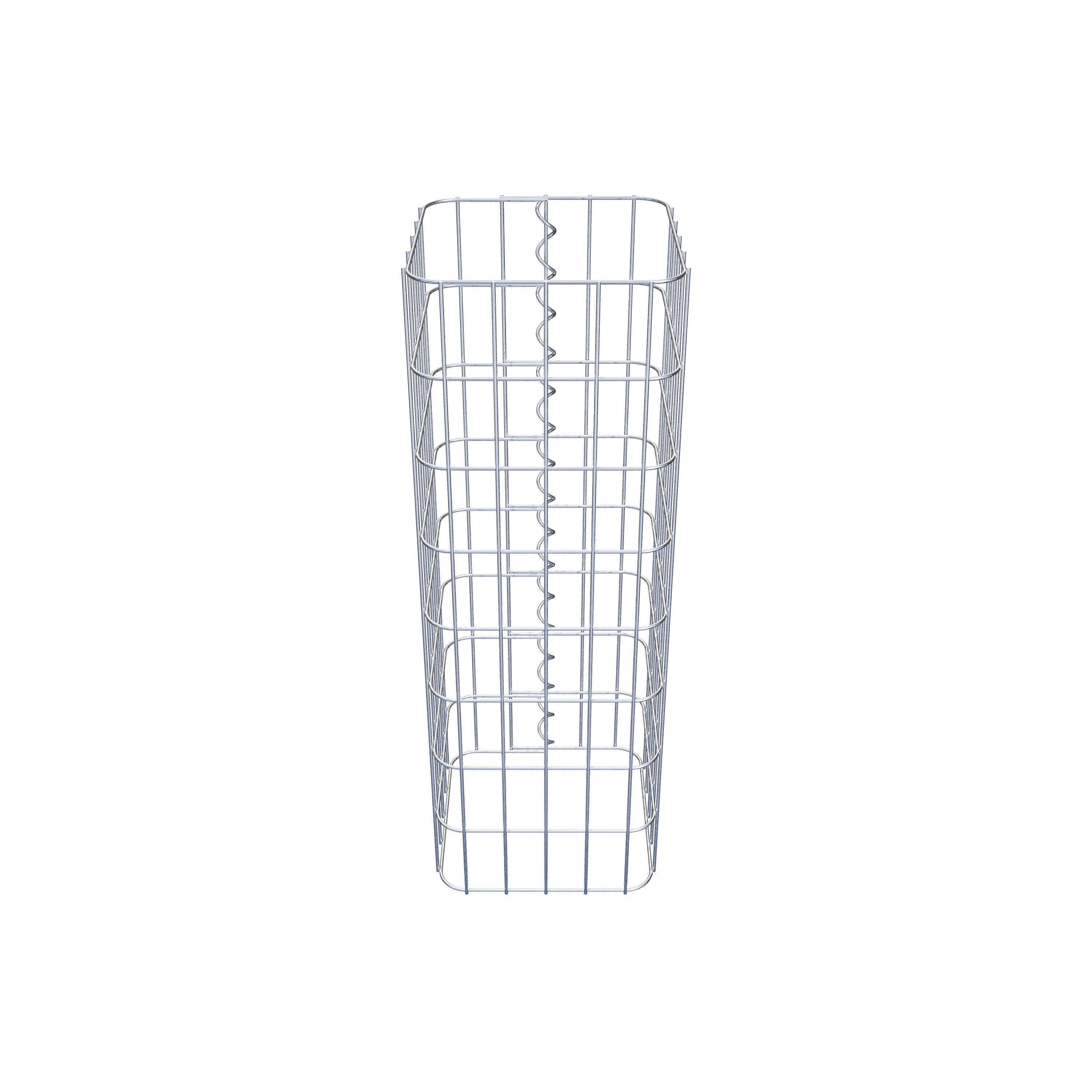 Gabion column 27 x 27 cm, MW 5 x 10 cm square