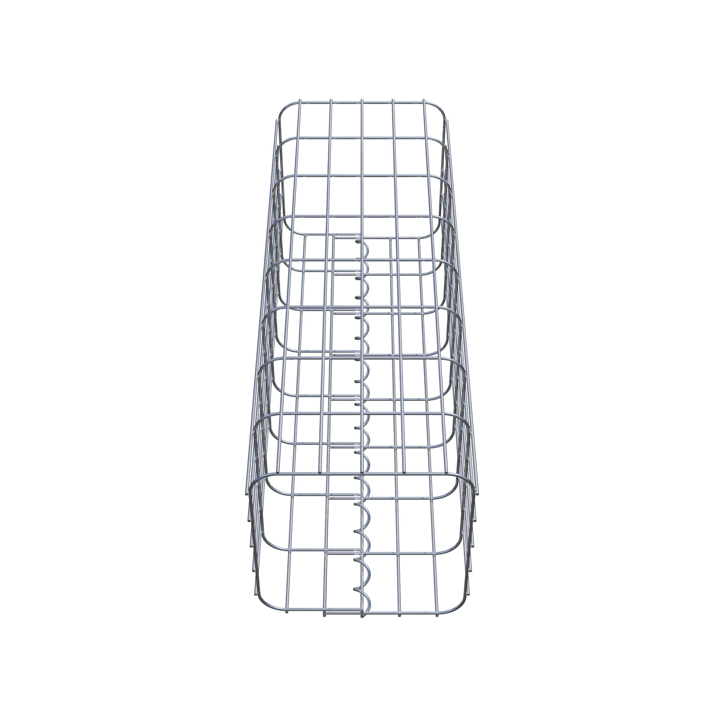 Gabion column 27 x 27 cm, MW 5 x 10 cm square