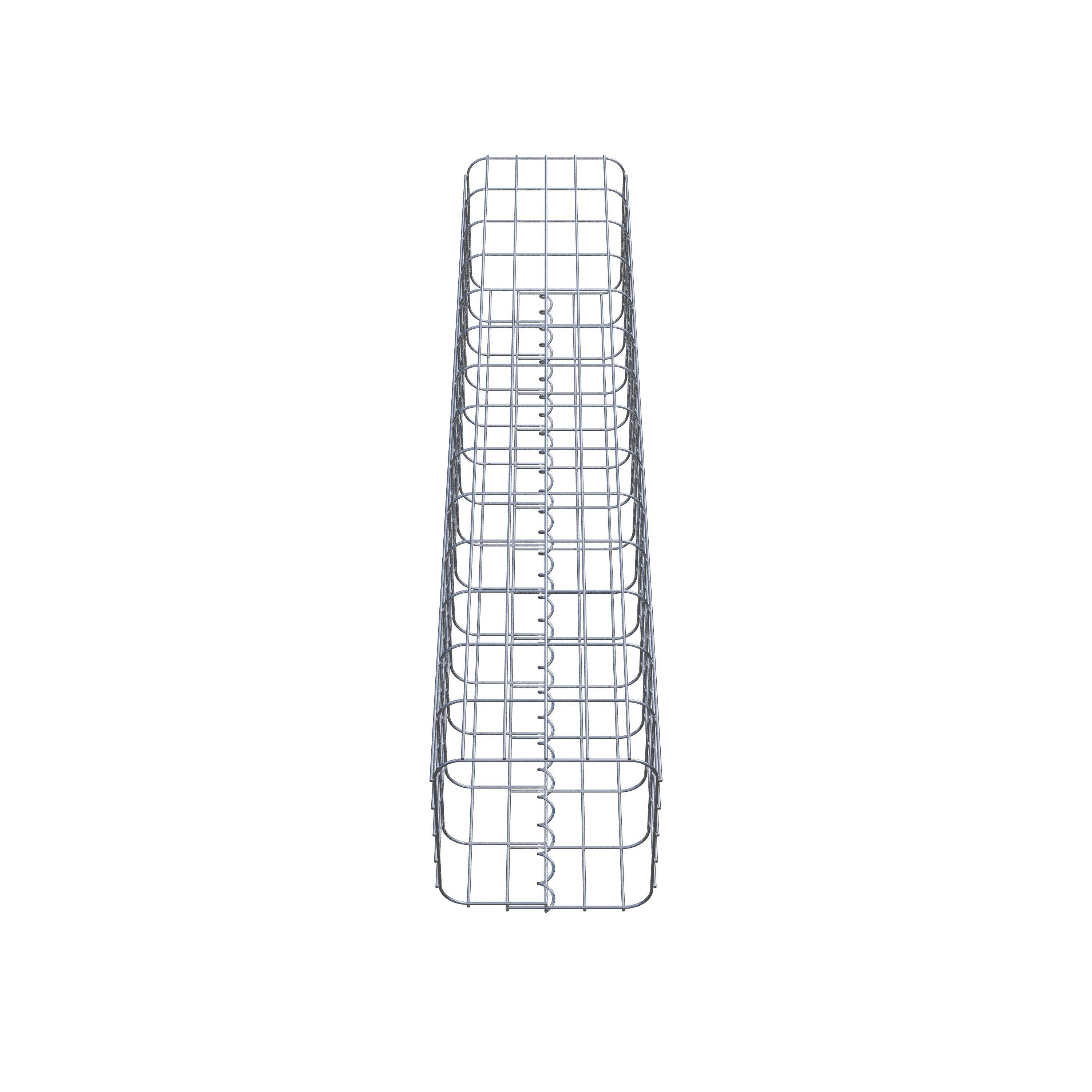 Gabionsøjle 27 x 27 cm, MW 5 x 10 cm kvadratisk