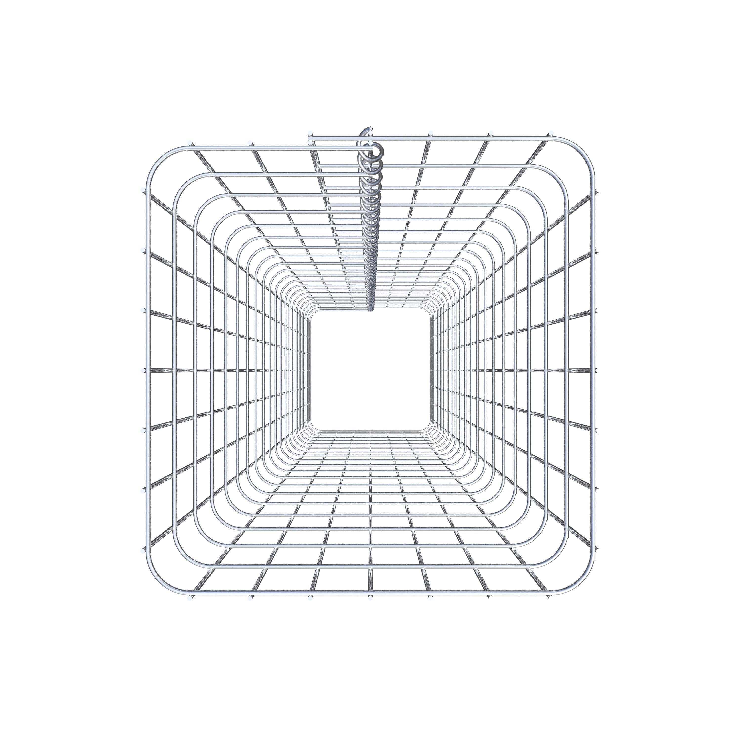 Gabion column 37 x 37 cm, MW 5 x 10 cm square