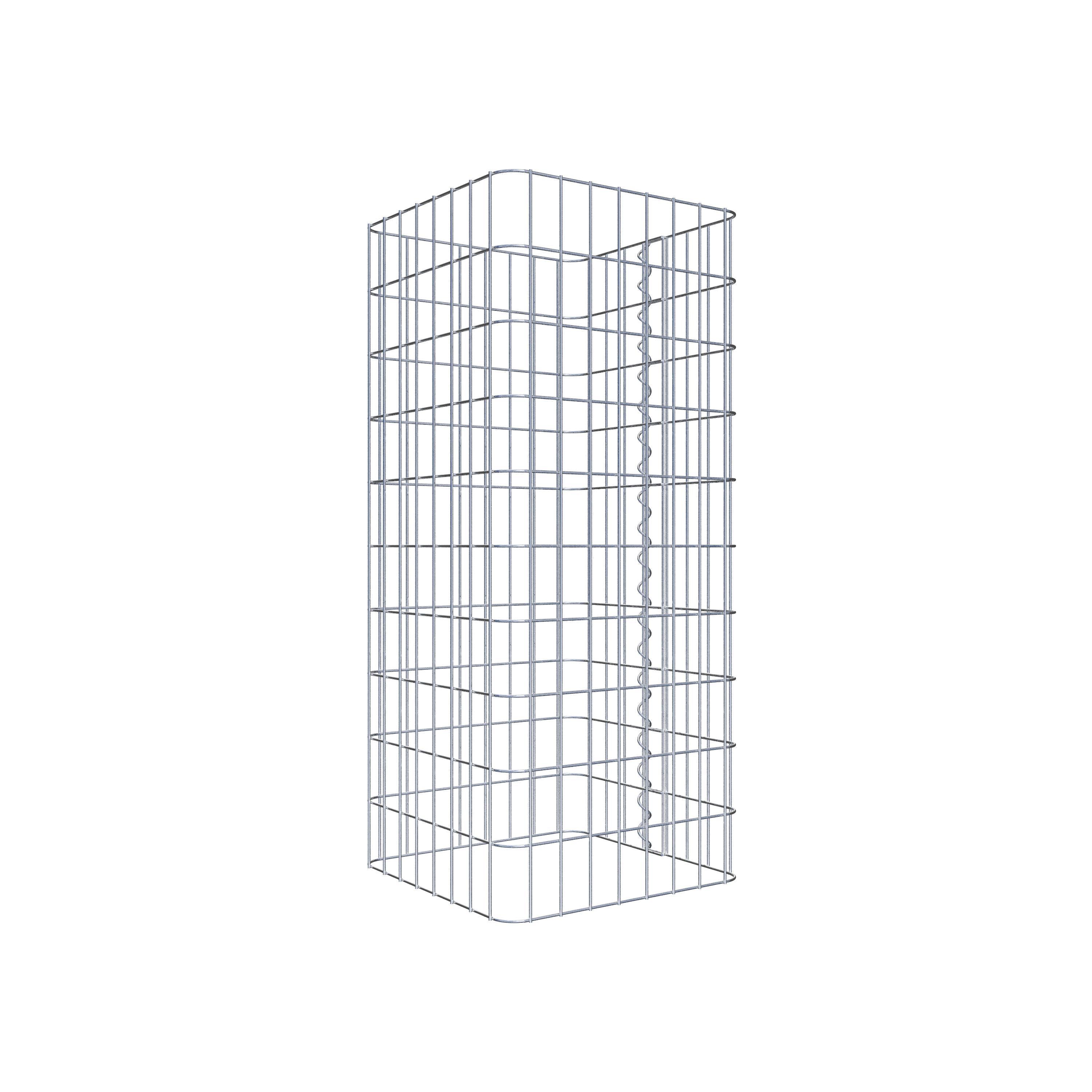 Gabion column 42 x 42 cm, MW 5 x 10 cm square