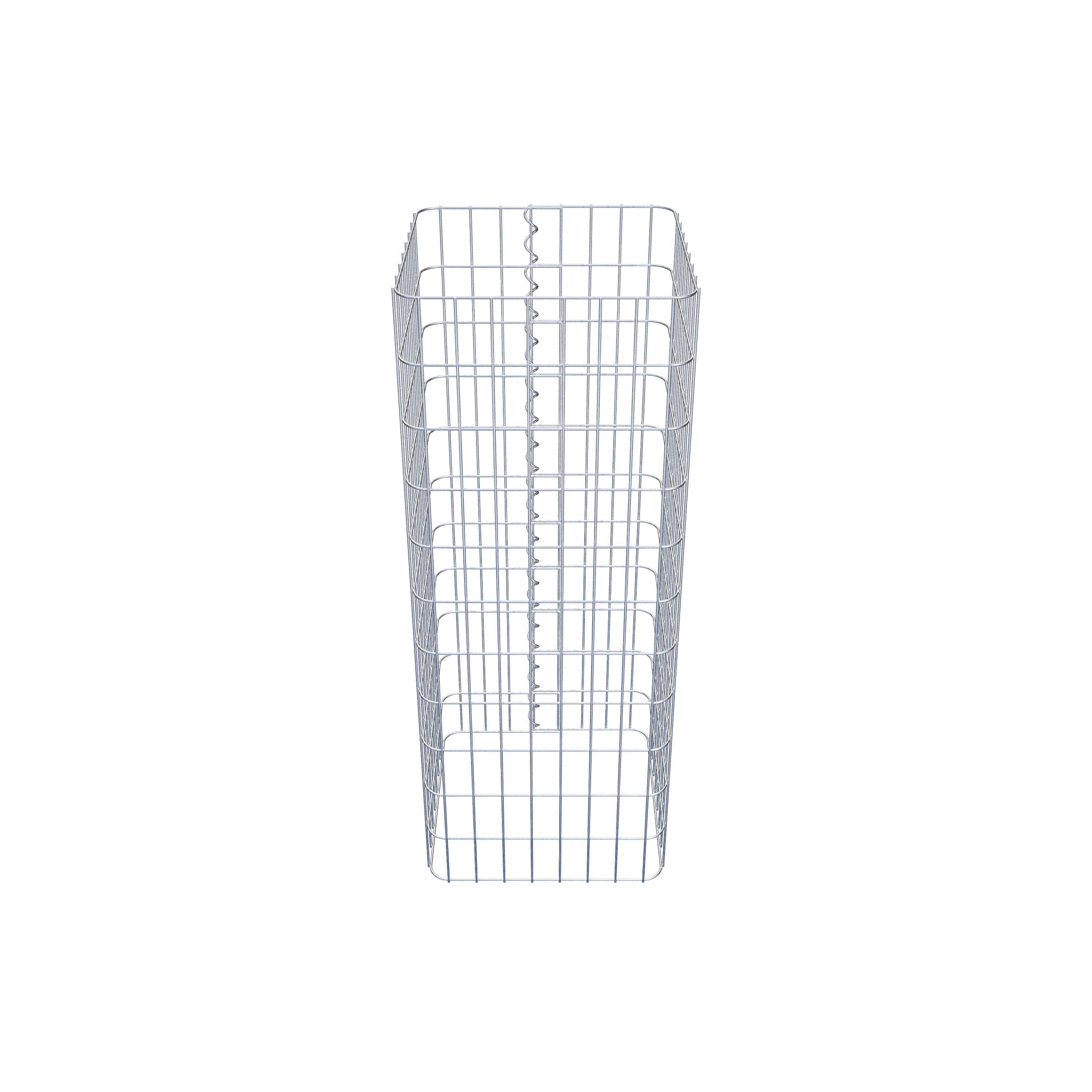 Gabion column 42 x 42 cm, MW 5 x 10 cm square