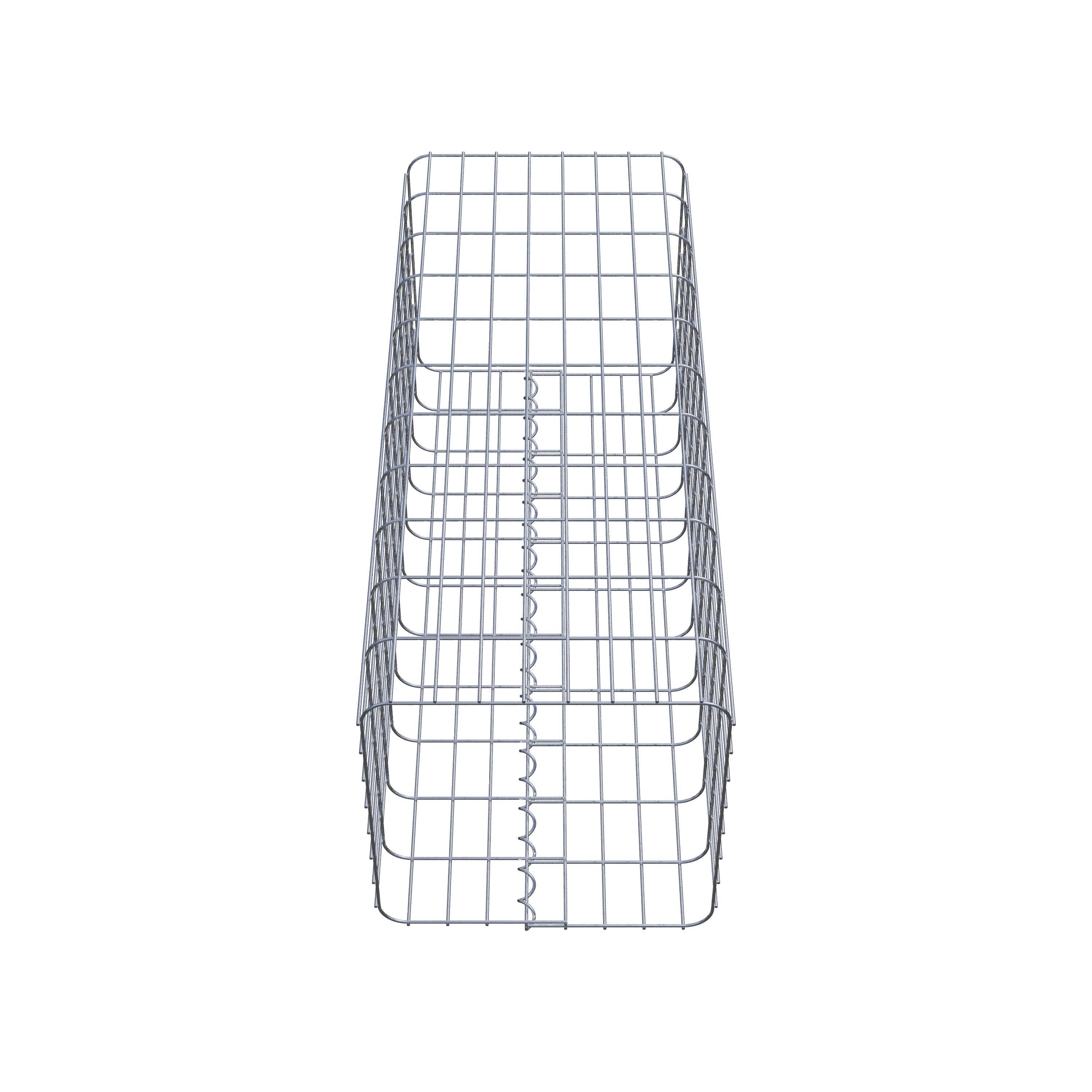 Gabion column 42 x 42 cm, MW 5 x 10 cm square