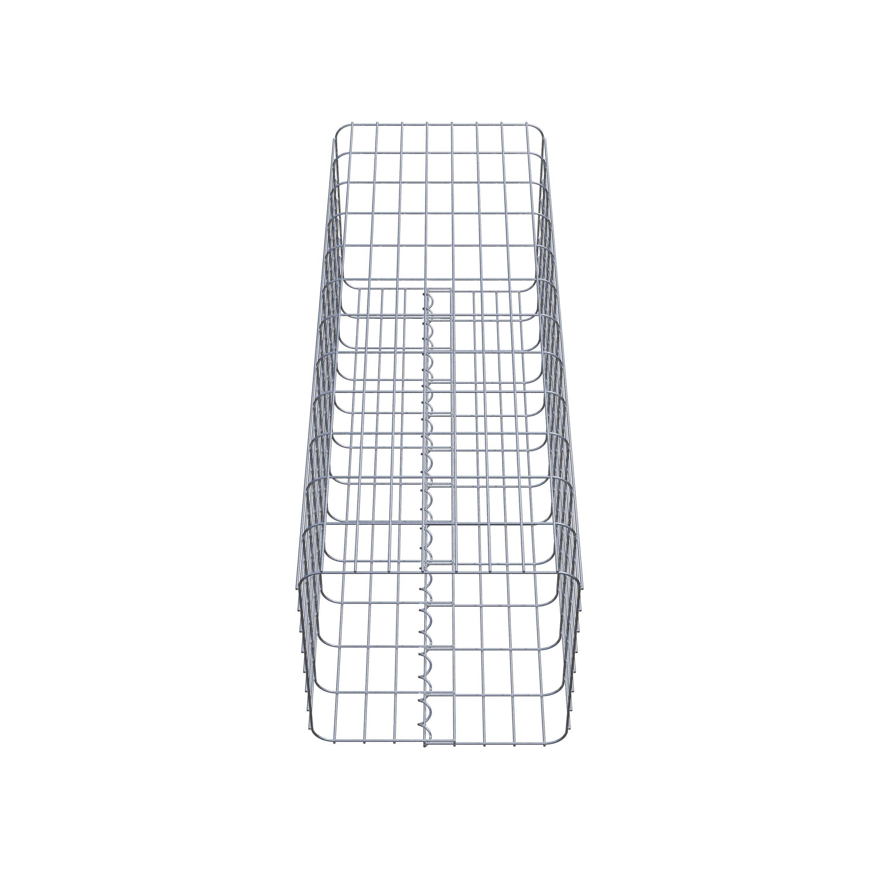 Gabion column 42 x 42 cm, MW 5 x 10 cm square