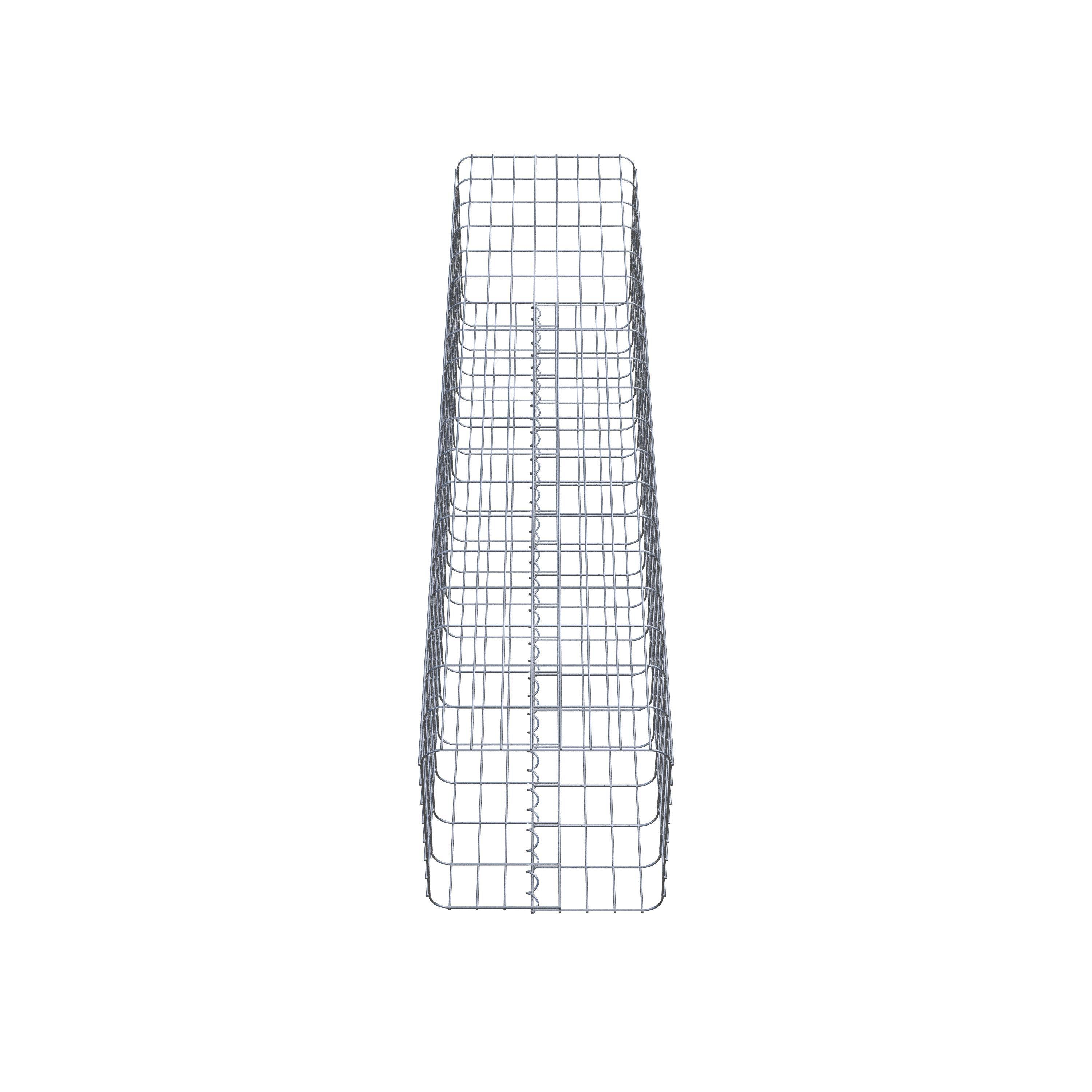 Gabion column 42 x 42 cm, MW 5 x 10 cm square