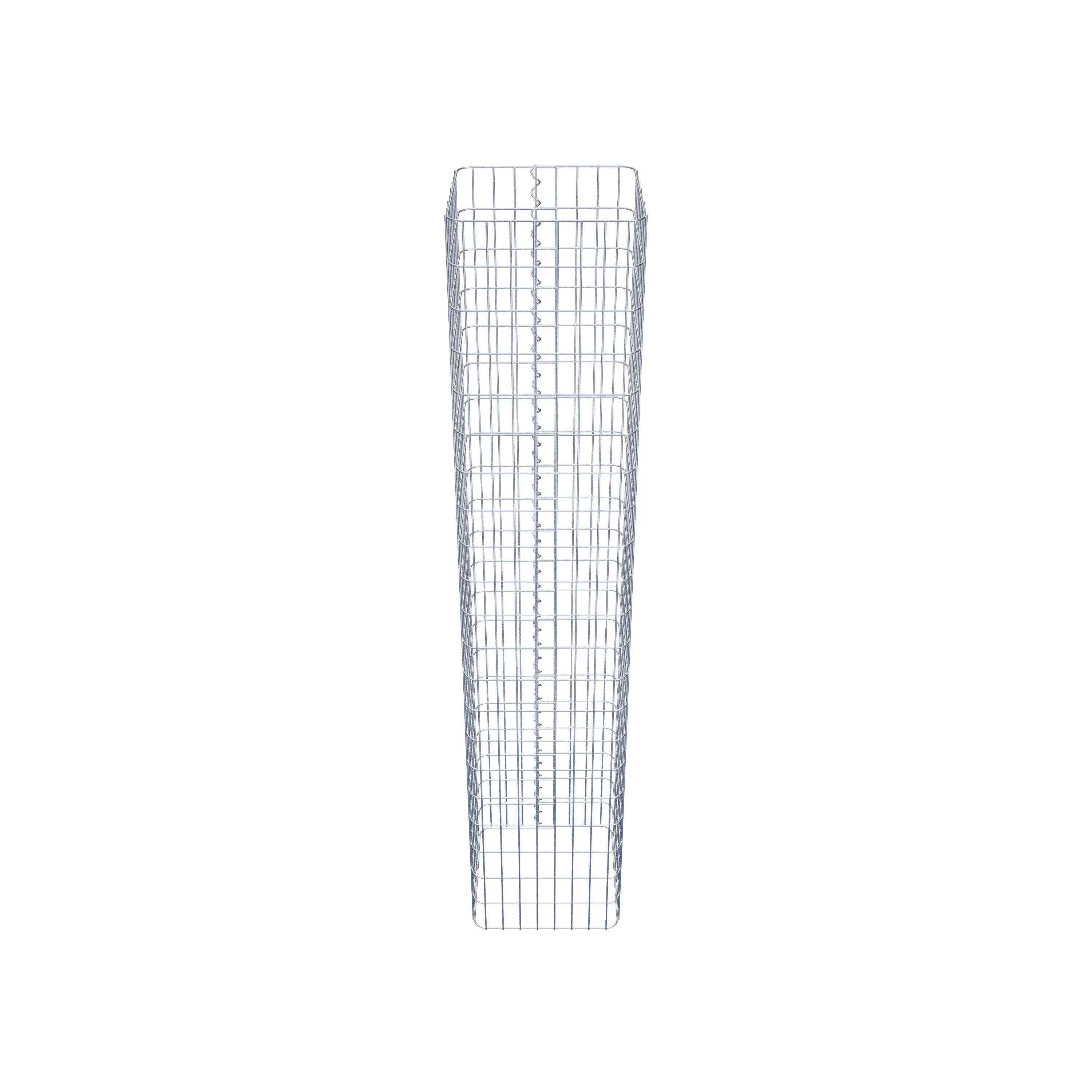 Gabion column 42 x 42 cm, MW 5 x 10 cm square