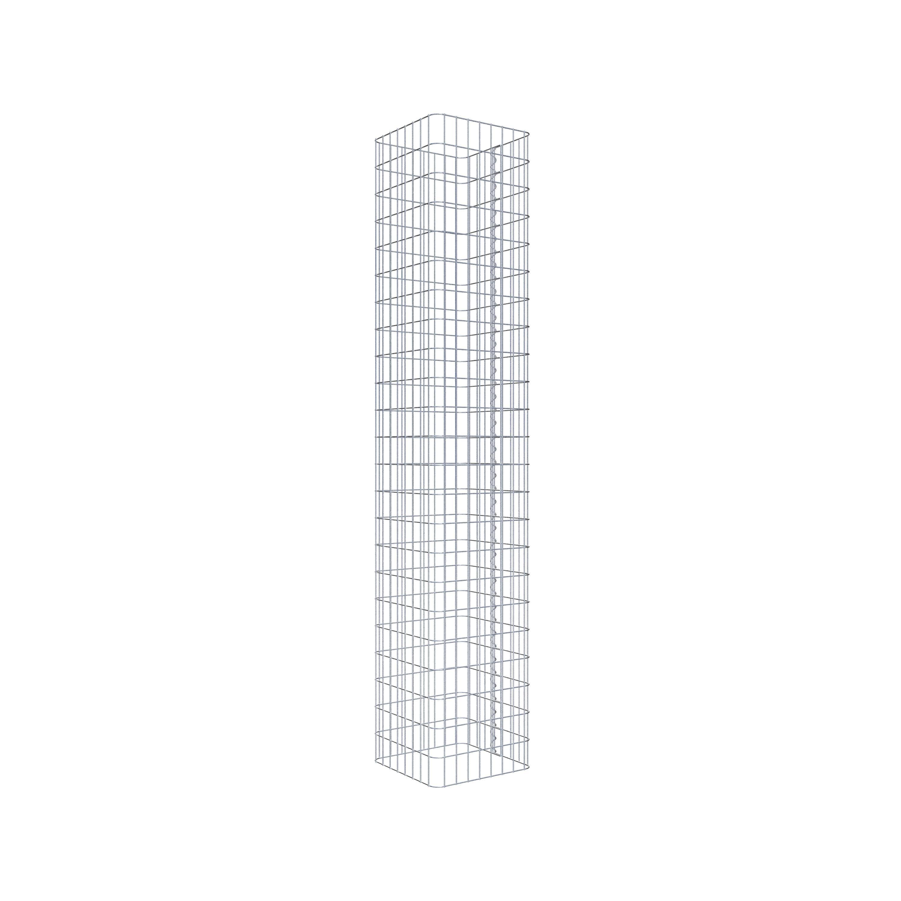 Gabion column 42 x 42 cm, MW 5 x 10 cm square