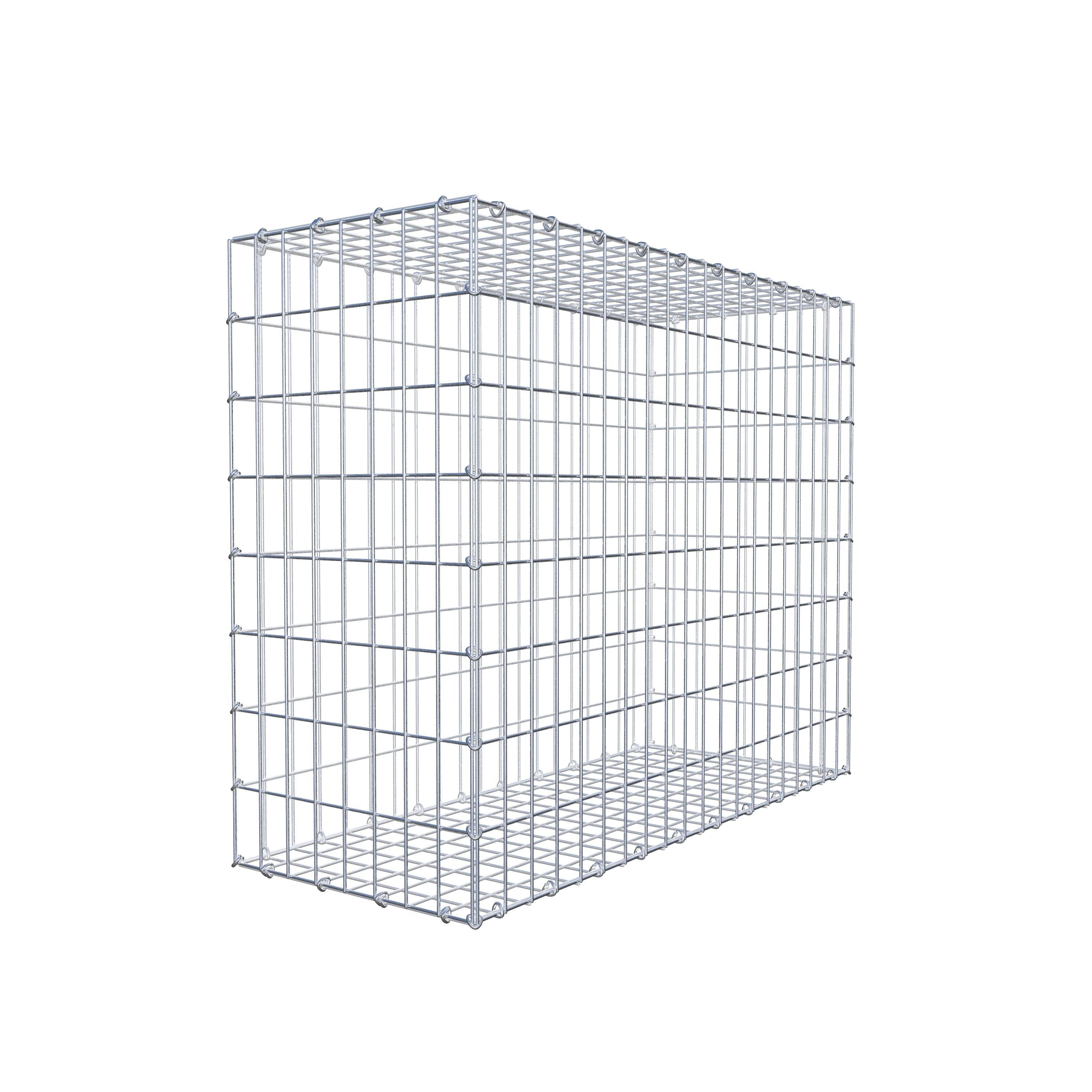 Gabion 100 cm x 80 cm x 40 cm (L x H x D), mesh size 5 cm x 10 cm, C-ring