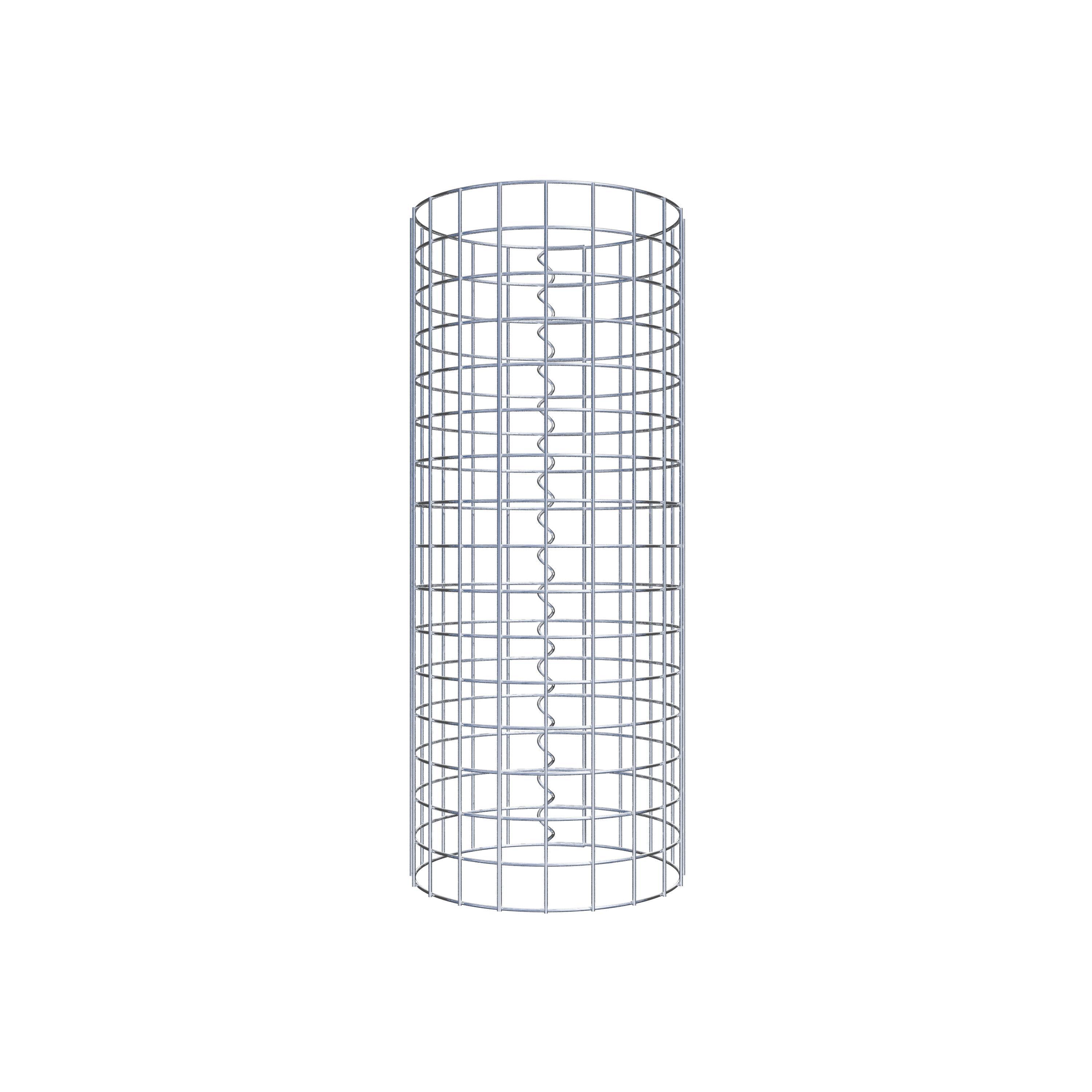 Gabionsøjle diameter 32 cm MW 5 x 5 cm rund