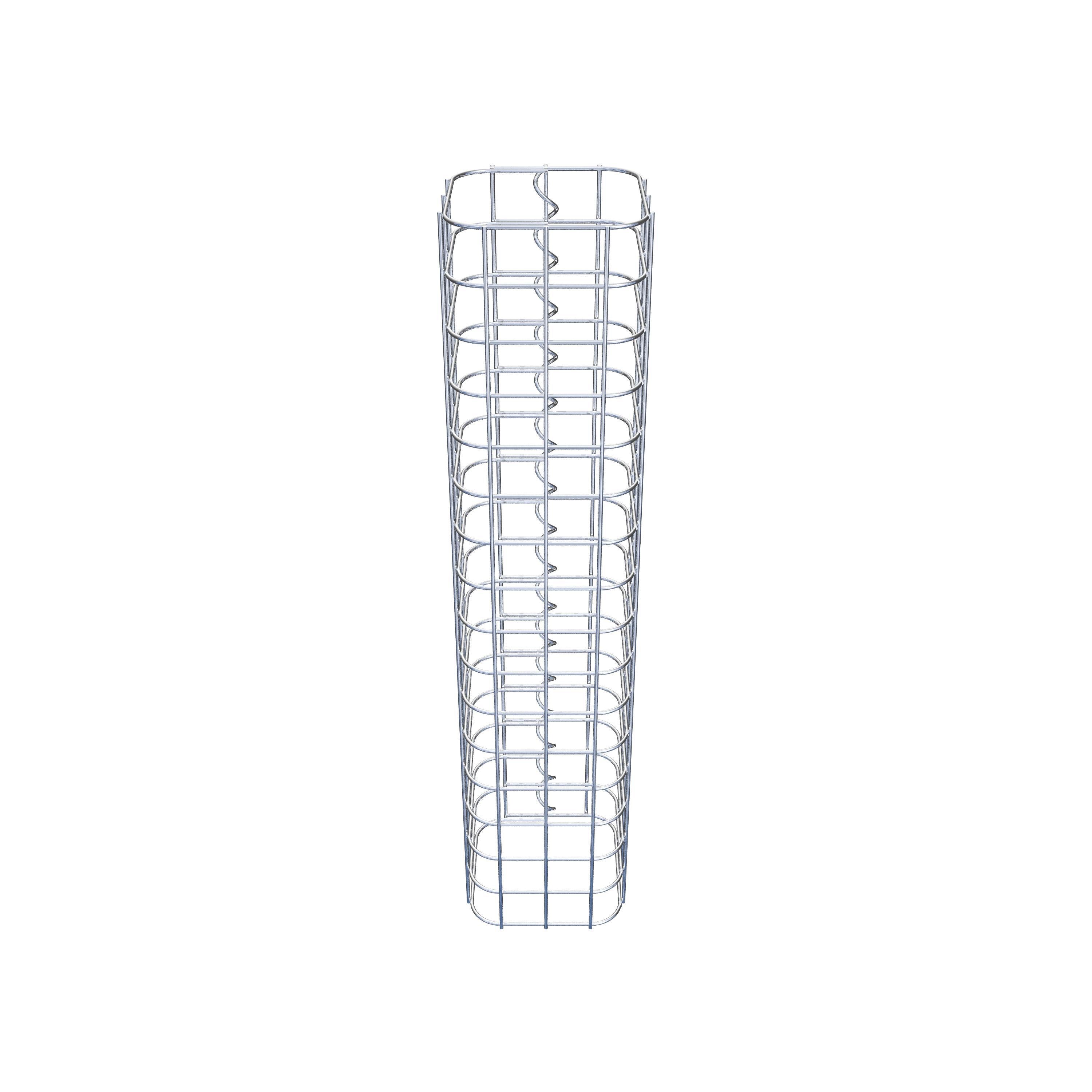 Gabion column 17 x 17 cm, MW 5 x 5 cm square