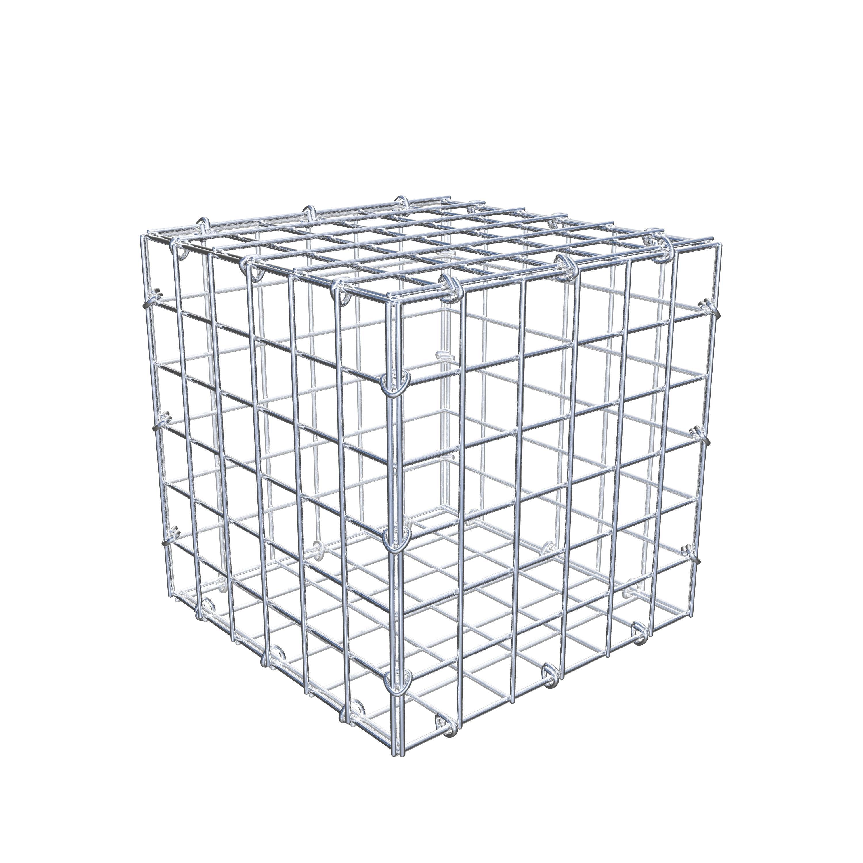 Gabion 30 cm x 30 cm x 30 cm (L x H x D), maskestørrelse 5 cm x 5 cm, C-ring