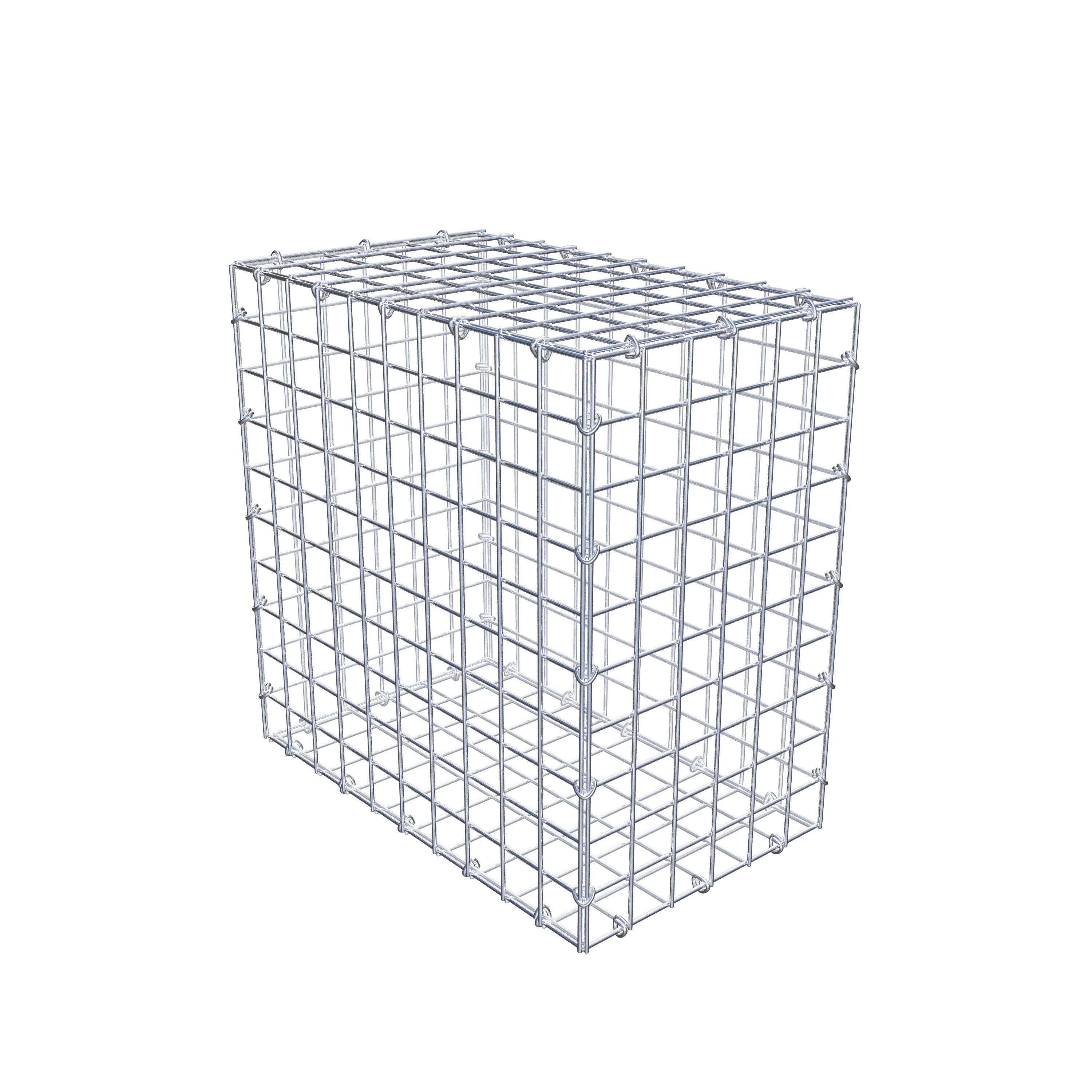 Gabion 50 cm x 50 cm x 30 cm (L x H x D), maskestørrelse 5 cm x 5 cm, C-ring