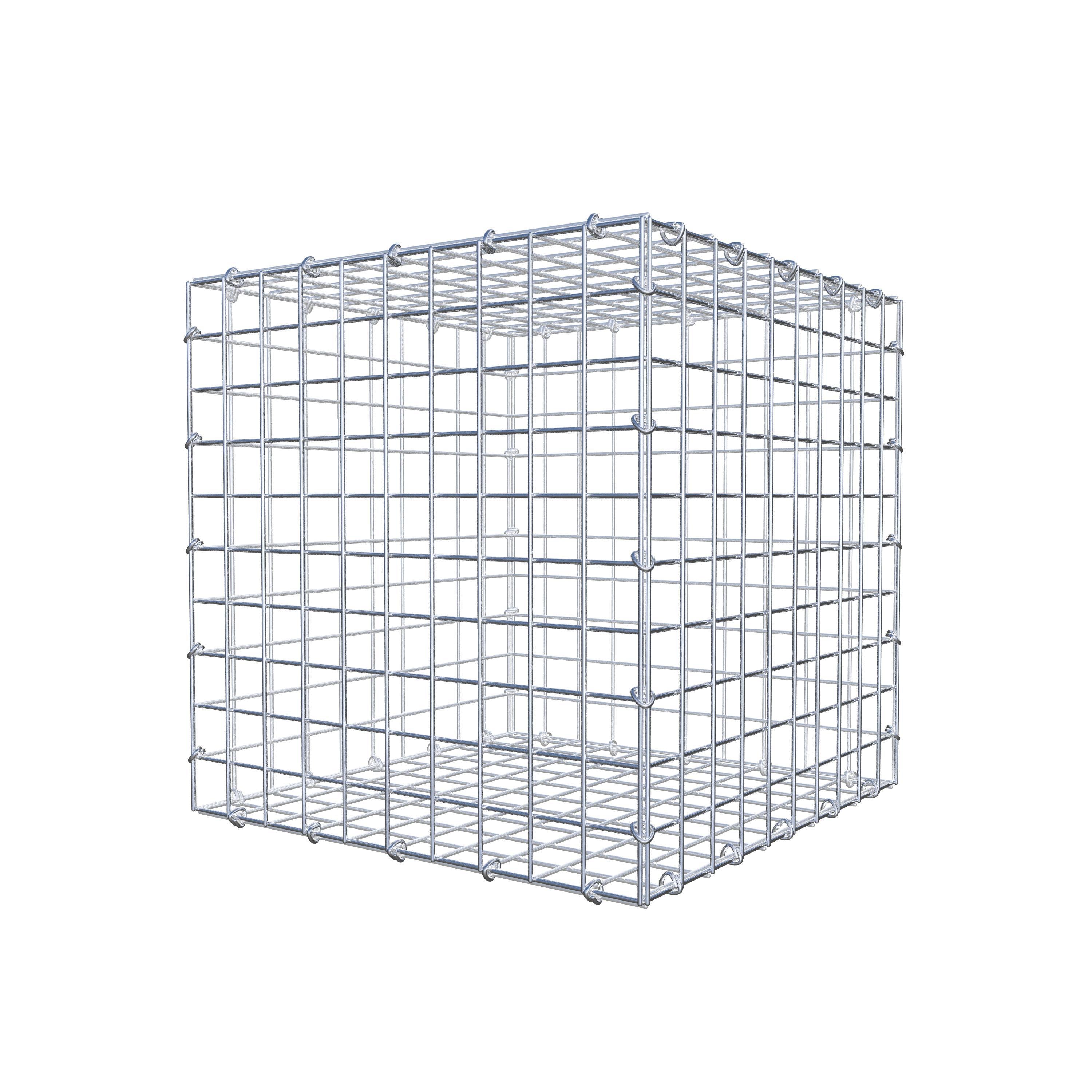 Gabion 50 cm x 50 cm x 50 cm (L x H x D), maskestørrelse 5 cm x 5 cm, C-ring