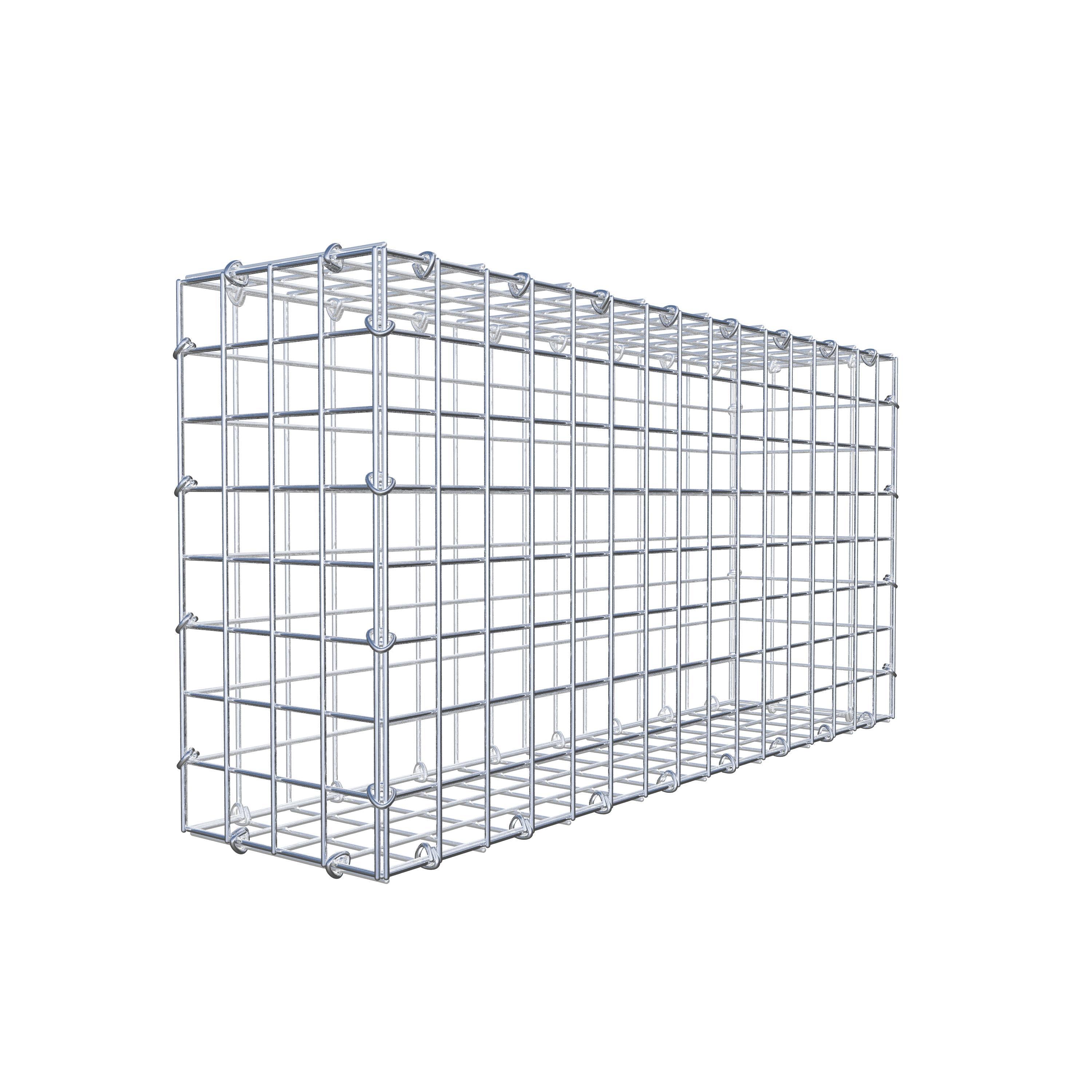 Gabion 80 cm x 40 cm x 20 cm (L x H x D), maskestørrelse 5 cm x 5 cm, C-ring