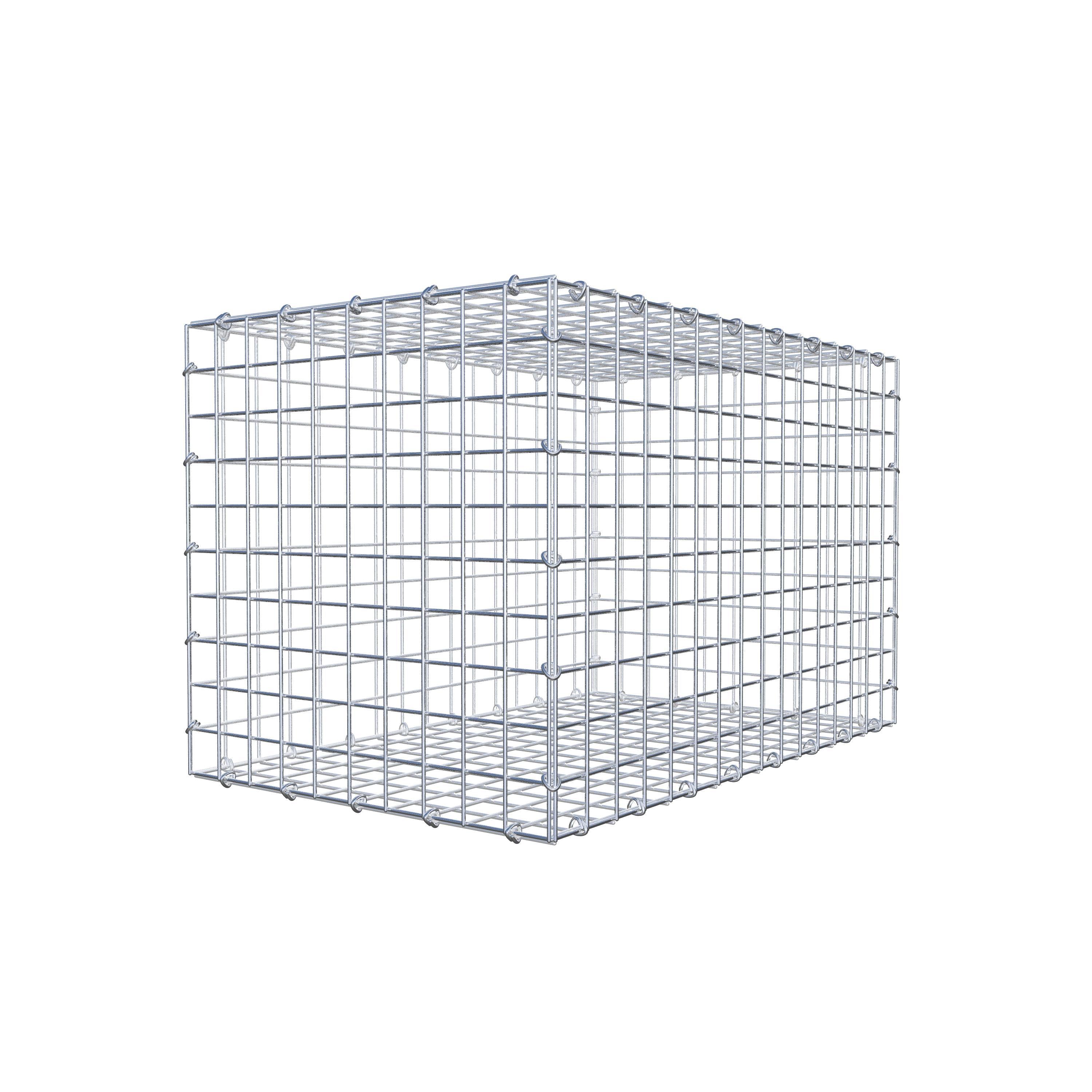 Gabion 80 cm x 50 cm x 50 cm (L x H x D), maskestørrelse 5 cm x 5 cm, C-ring