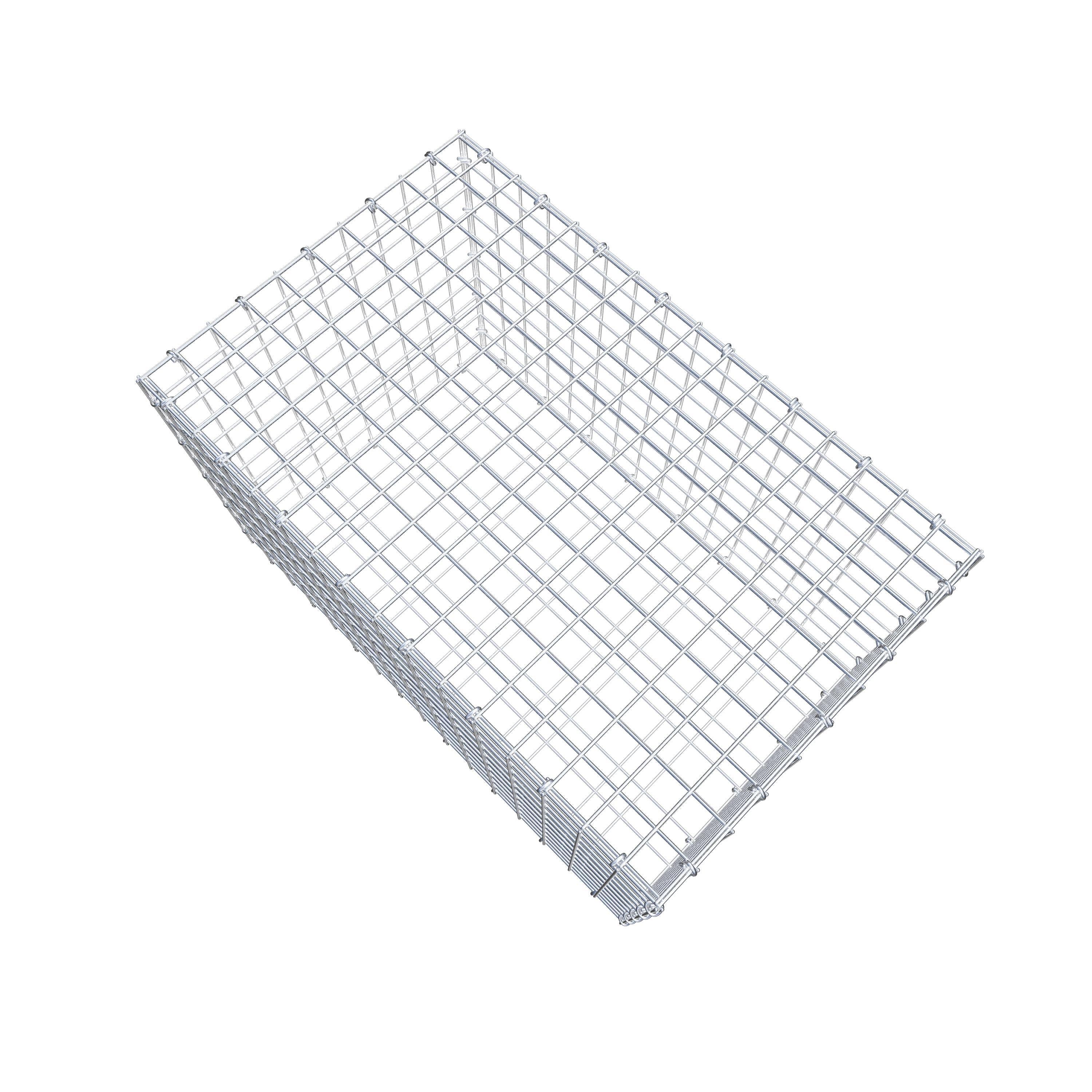 Gabion 80 cm x 50 cm x 50 cm (L x H x D), maskestørrelse 5 cm x 5 cm, C-ring