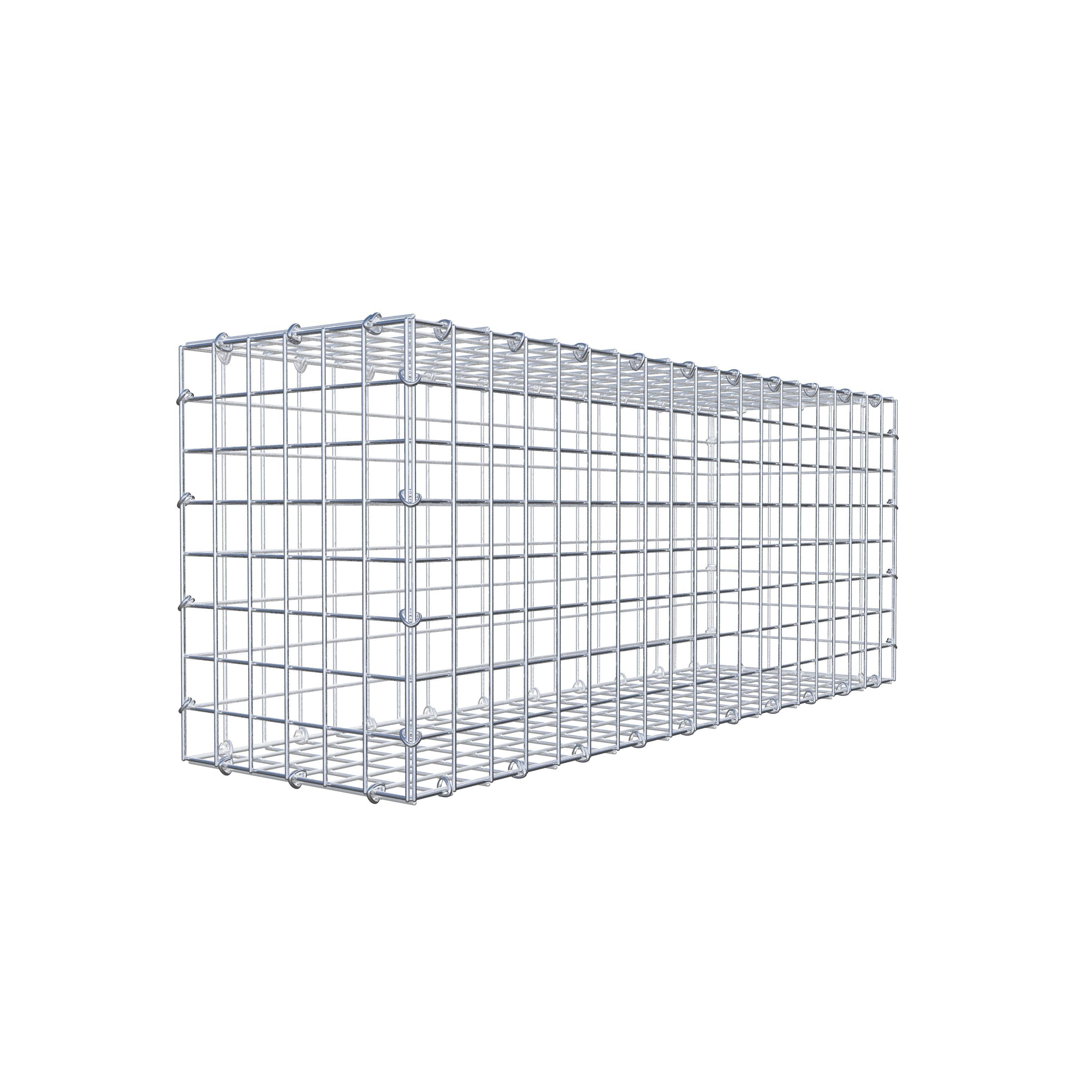 Gabion 100 cm x 40 cm x 30 cm (L x H x D), maskestørrelse 5 cm x 5 cm, C-ring