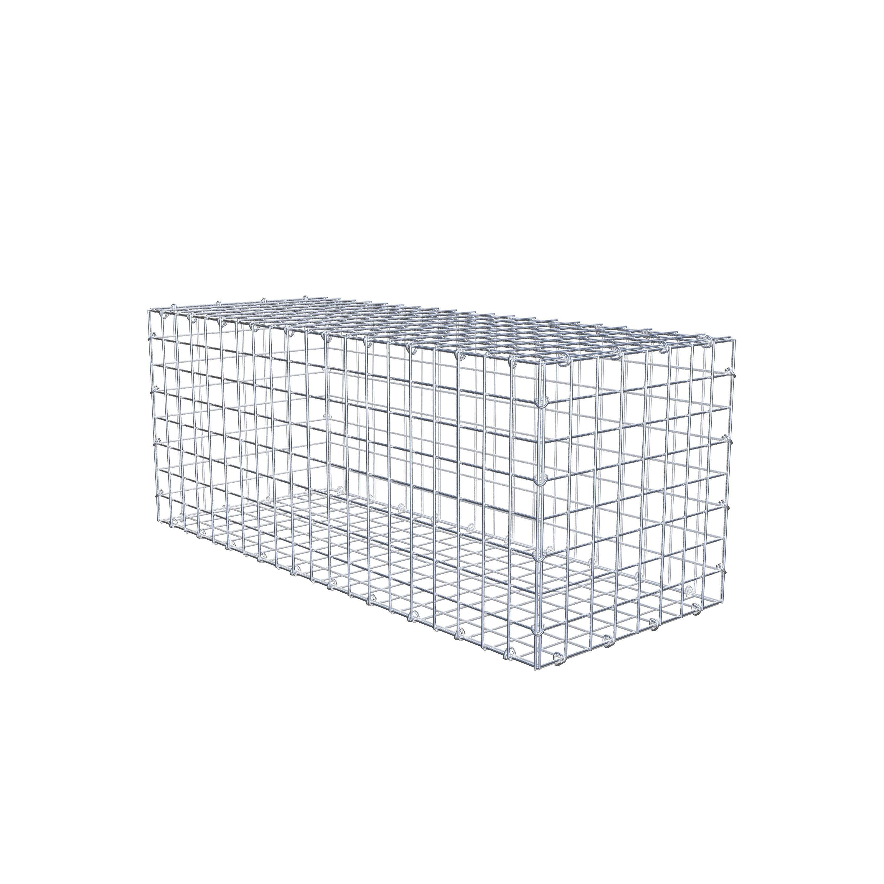 Gabion 100 cm x 40 cm x 40 cm (L x H x D), maskestørrelse 5 cm x 5 cm, C-ring